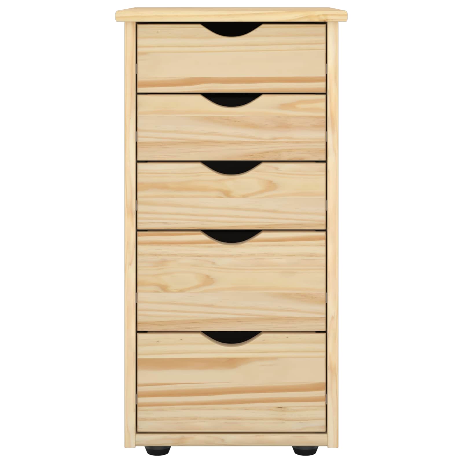 Schrank 34 x 39 x 61,5 cm Massivholz Kiefer Braun