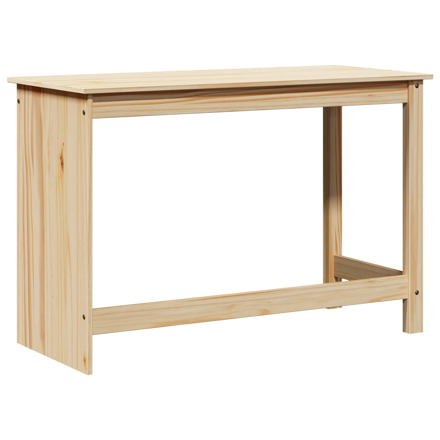 Schreibtisch Braun 112 x 50 x 75 cm Massivholz Kiefer