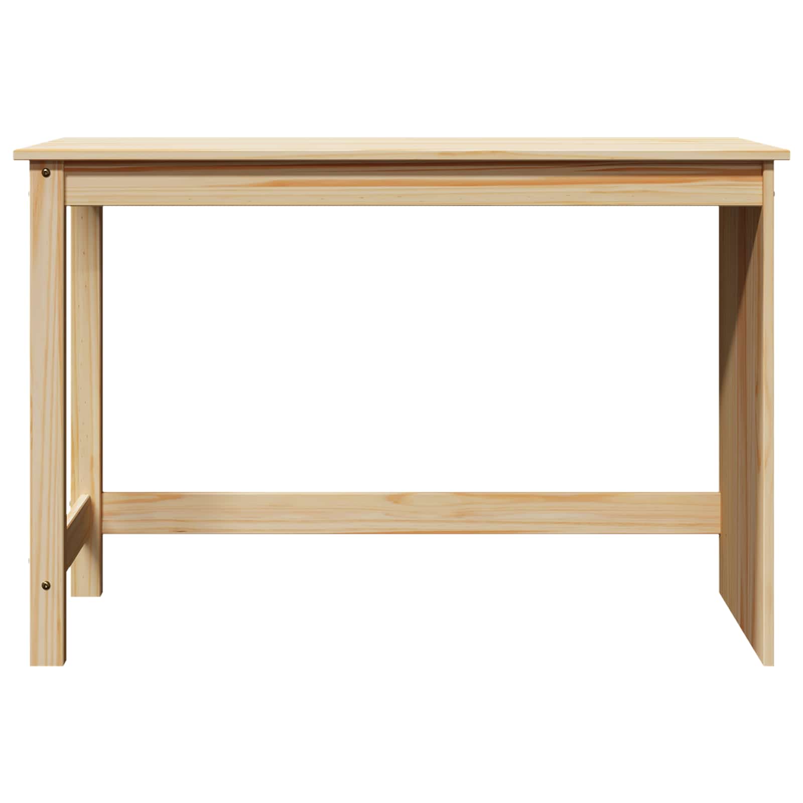 Schreibtisch Braun 112 x 50 x 75 cm Massivholz Kiefer