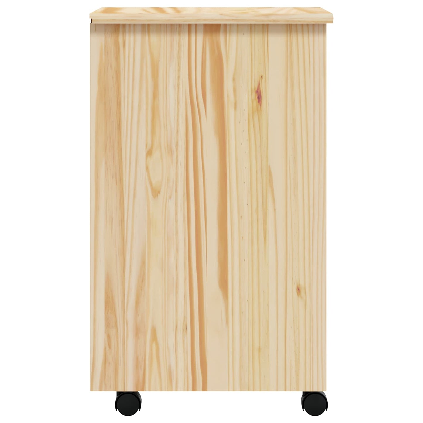 Rollcontainer mit Schubladen MOSS 34 x 39 x 65,5 cm Klarlack