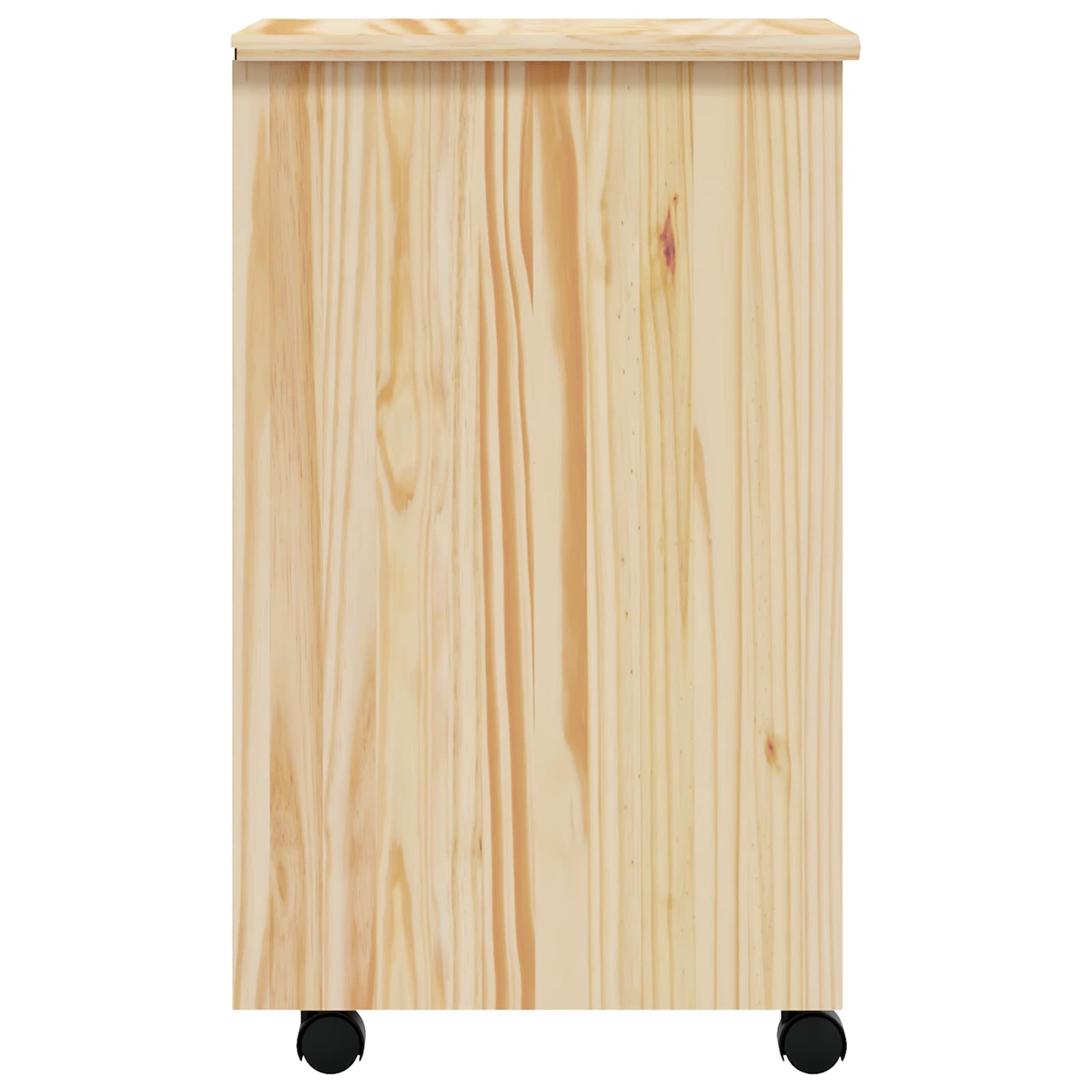 Rollcontainer mit Schubladen MOSS 34 x 39 x 65,5 cm Klarlack