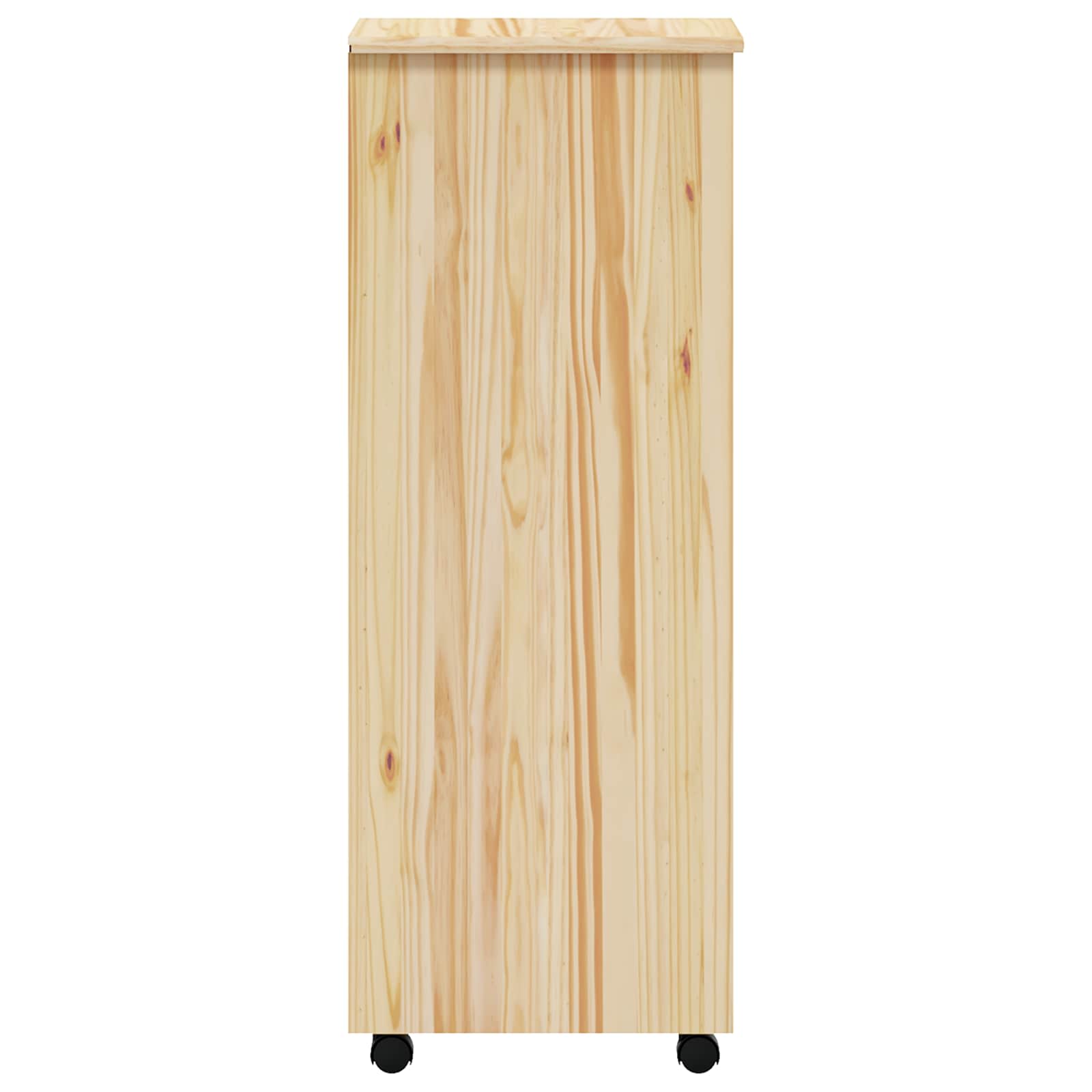 Rollcontainer mit Schubladen MOSS 34 x 39 x 103 cm Klarlack