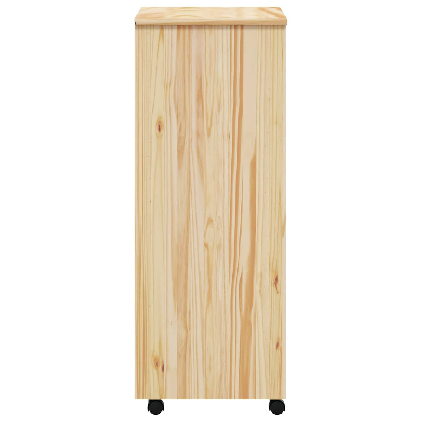 Rollcontainer mit Schubladen MOSS 53 x 39 x 103 cm Klarlack