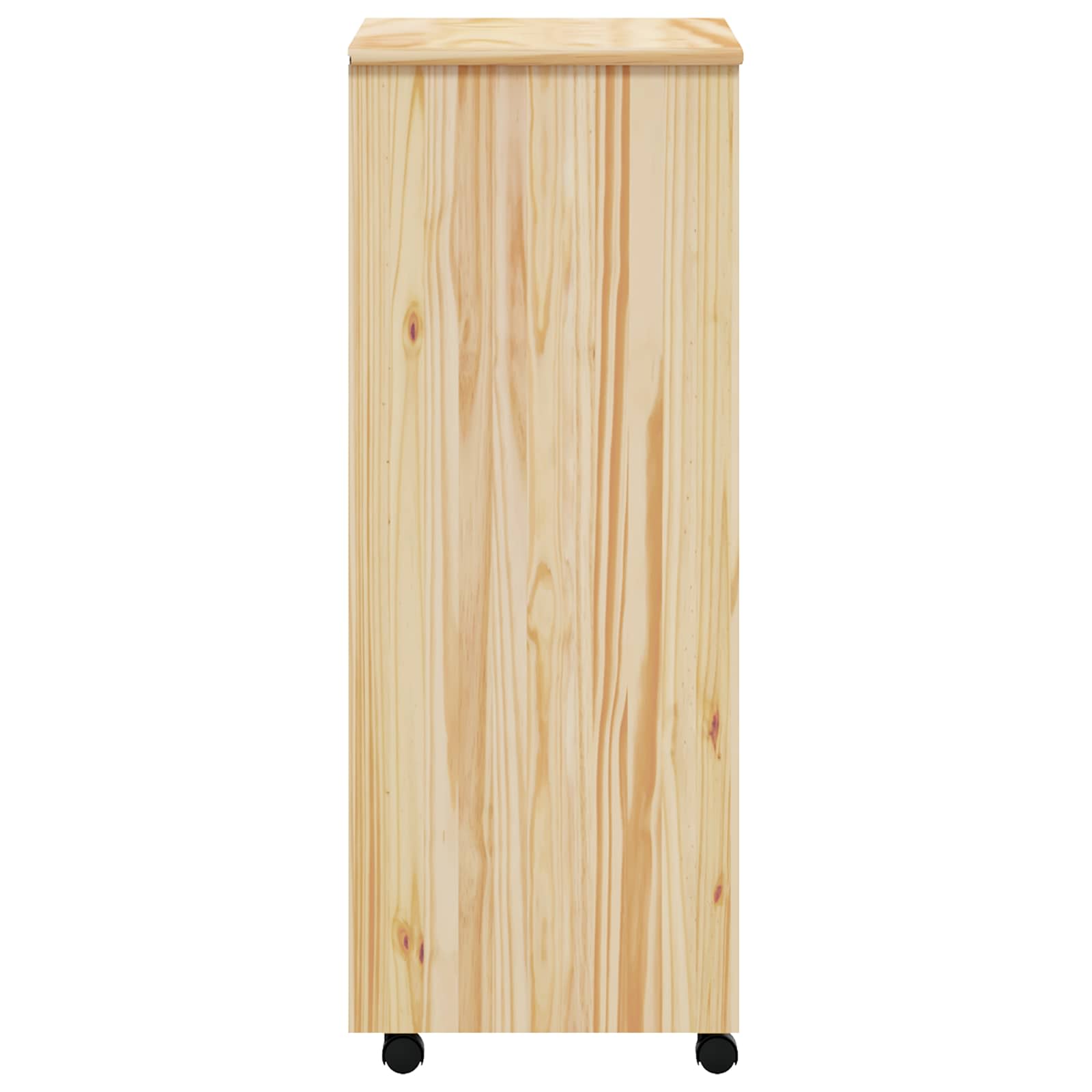 Rollcontainer mit Schubladen MOSS 53 x 39 x 103 cm Klarlack