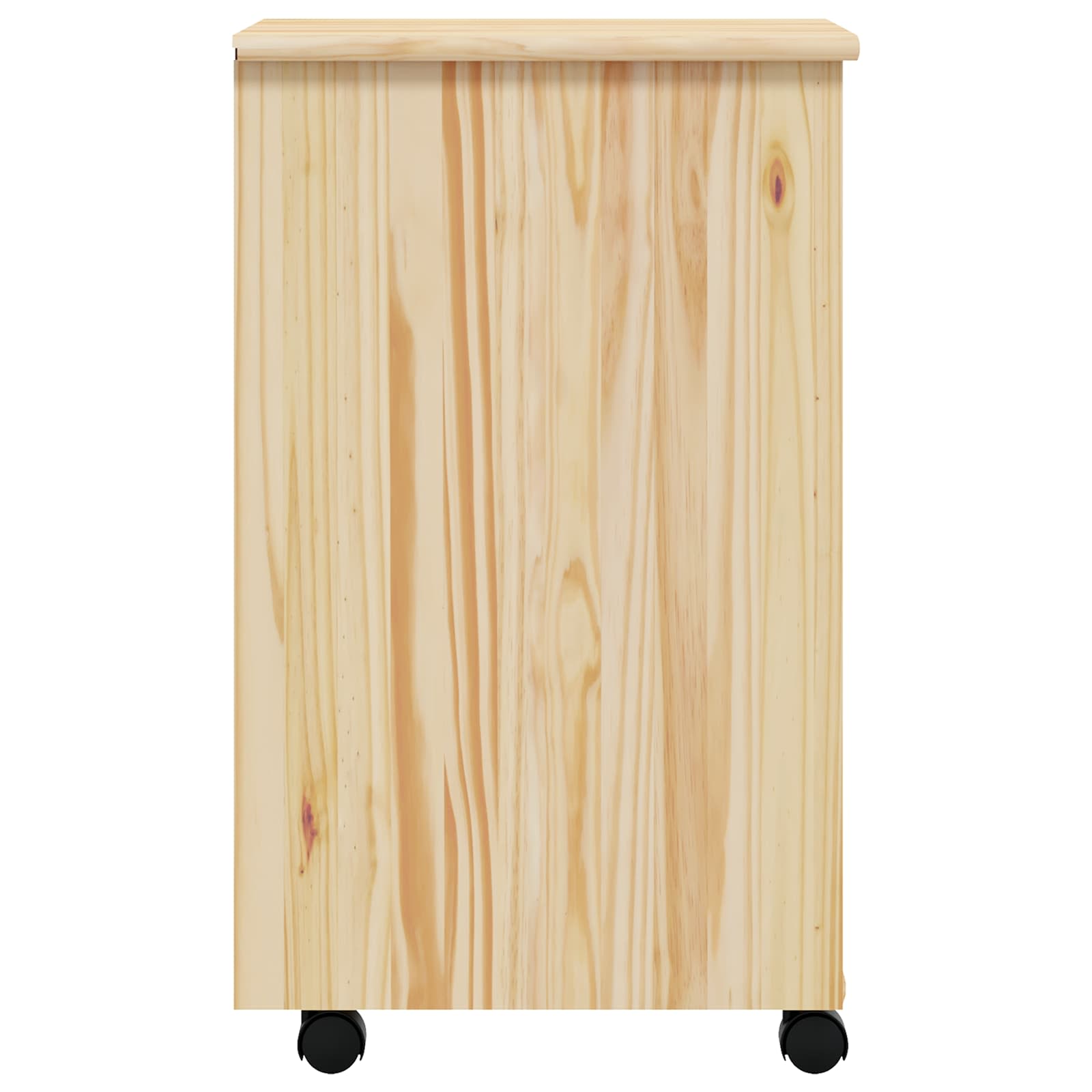 Rollwagen mit Schreibtisch MOSS 34 x 39 x 65,5 cm Klarlack