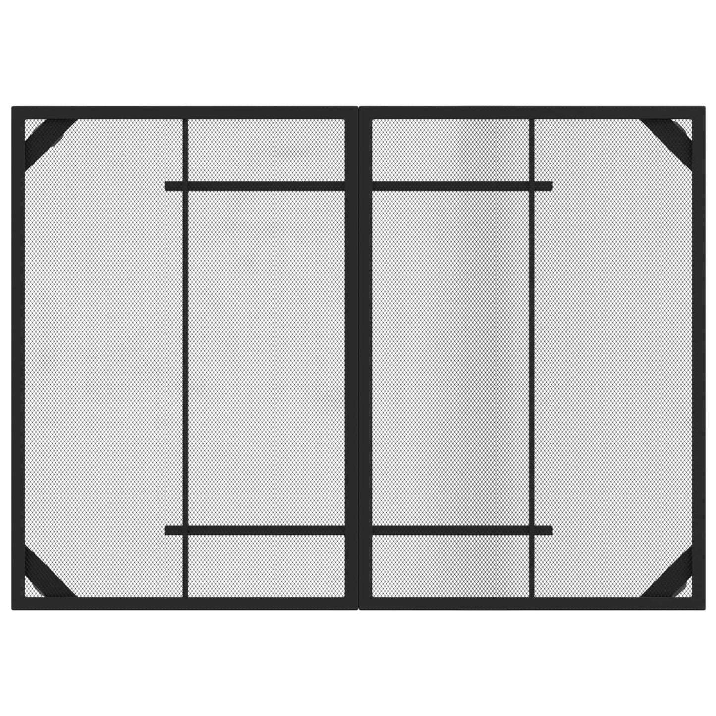 Gartenmöbel Set 5 pcs Anthrazit Eisen und Stahl