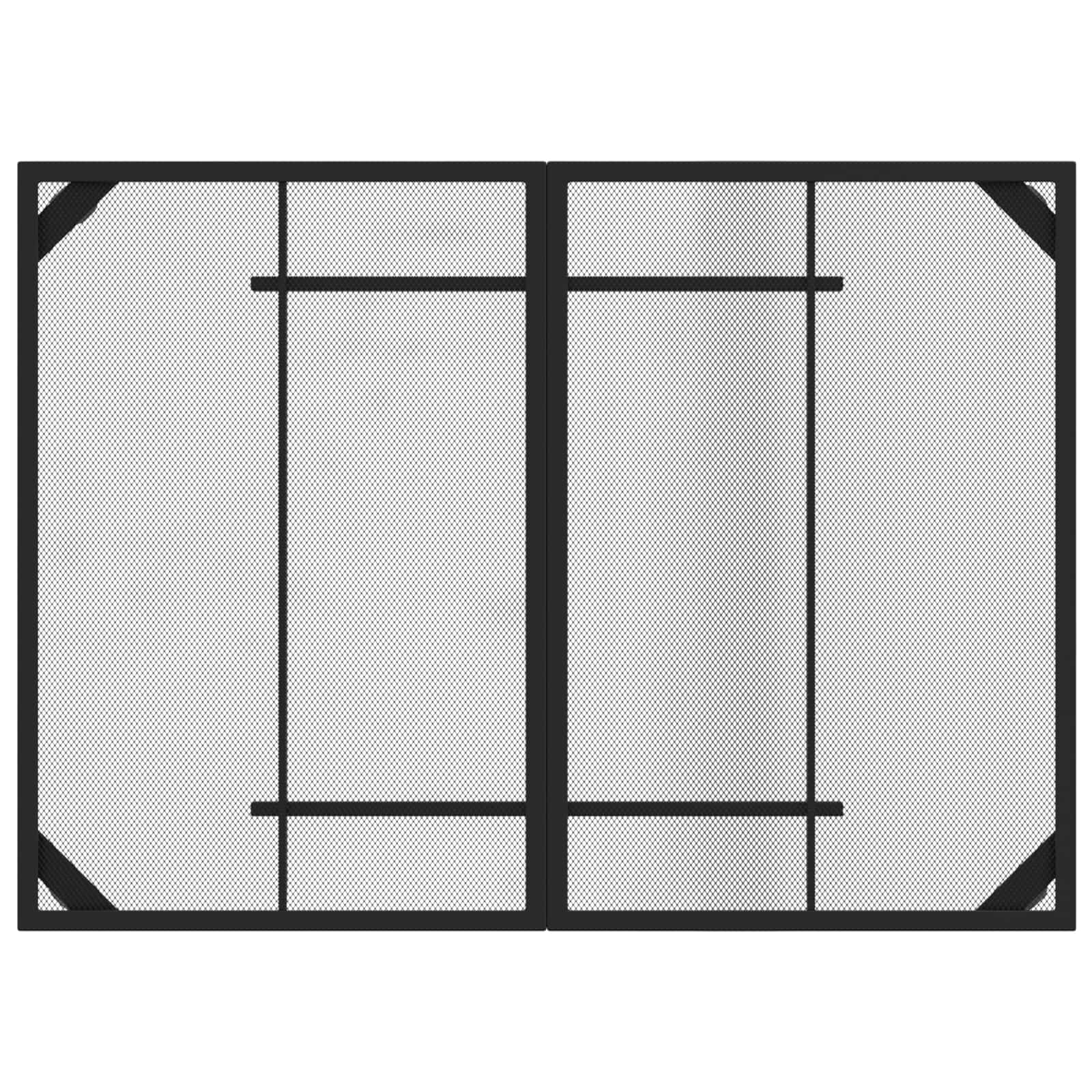 Gartenmöbel Set 5 pcs Anthrazit Eisen und Stahl