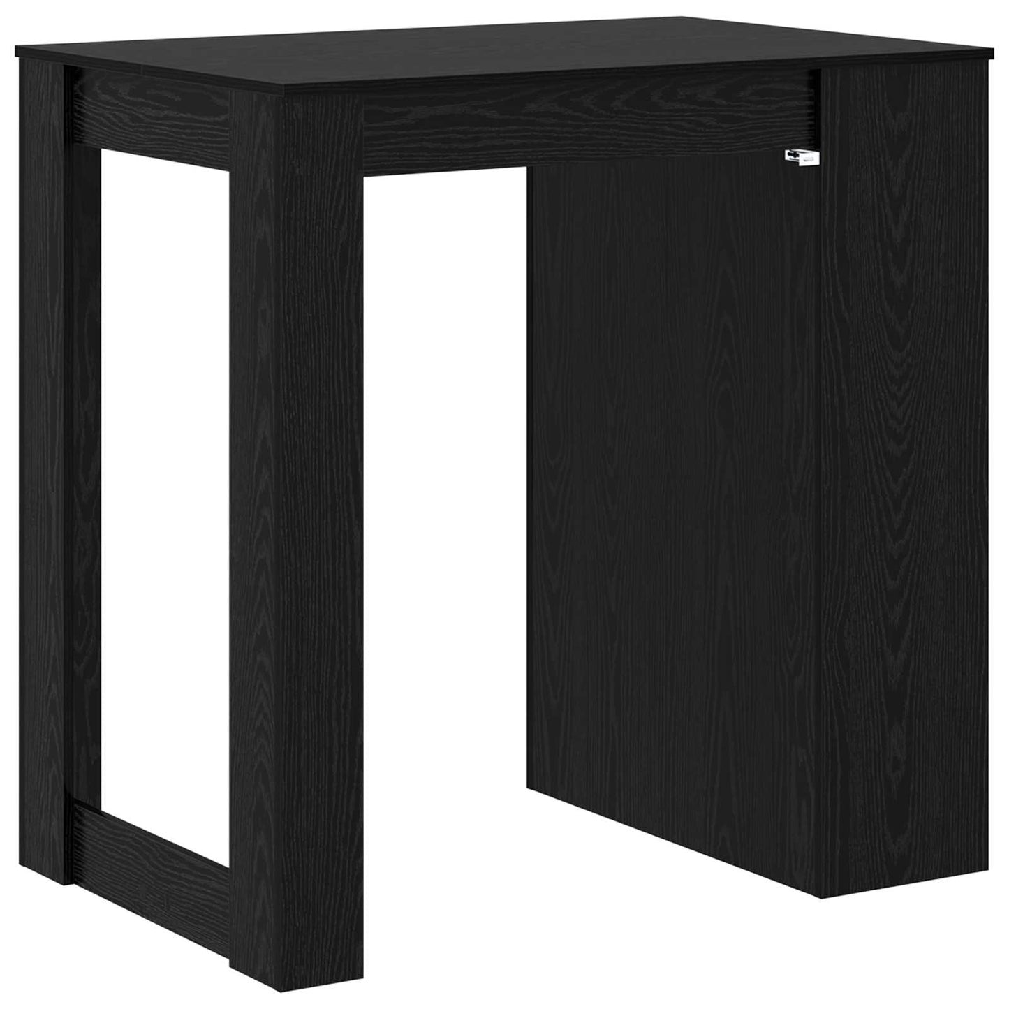 Bartisch 102 x 70 x 103,5 cm Holzwerkstoff Schwarz Eichen-Optik