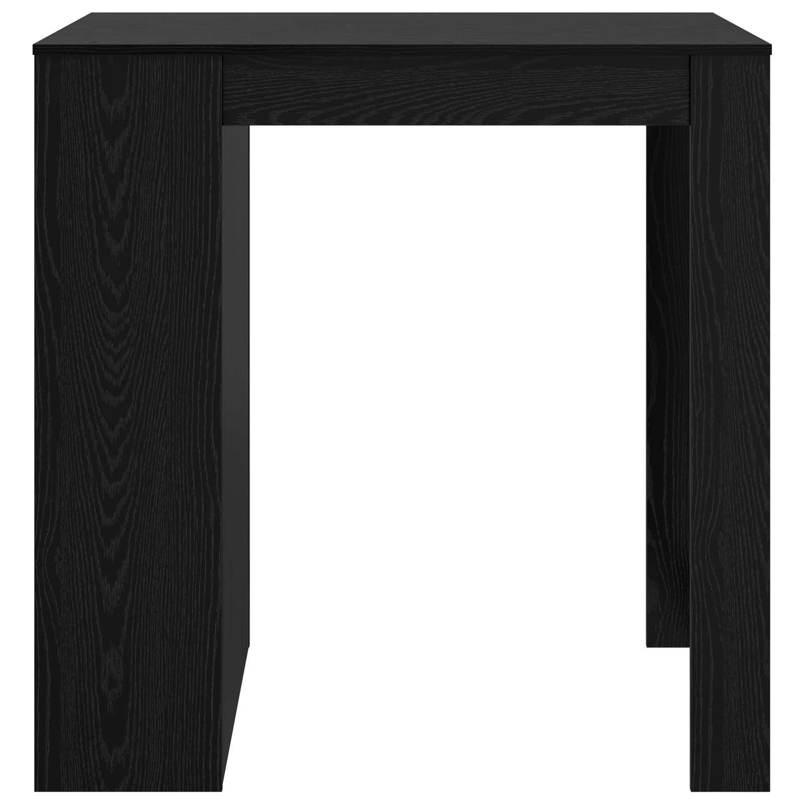 Bartisch 102 x 70 x 103,5 cm Holzwerkstoff Schwarz Eichen-Optik