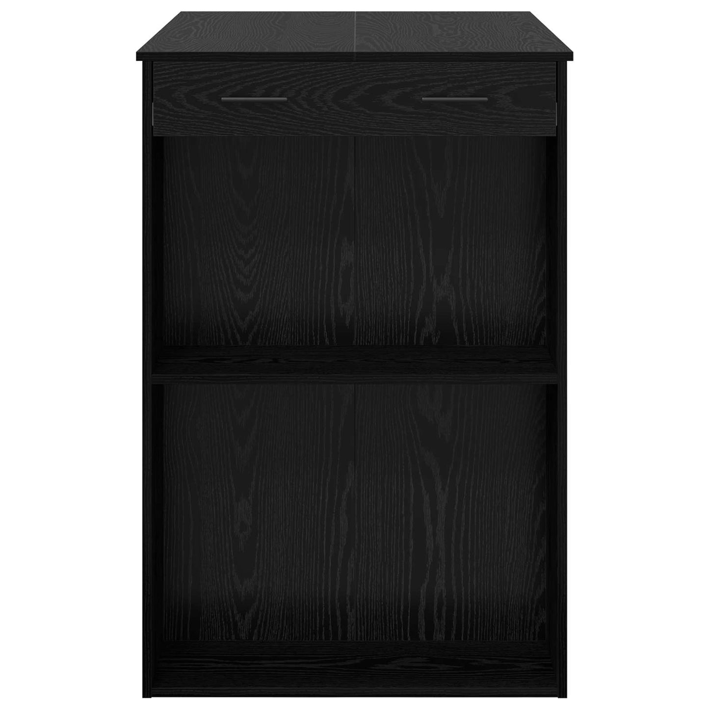 Bartisch 102 x 70 x 103,5 cm Holzwerkstoff Schwarz Eichen-Optik