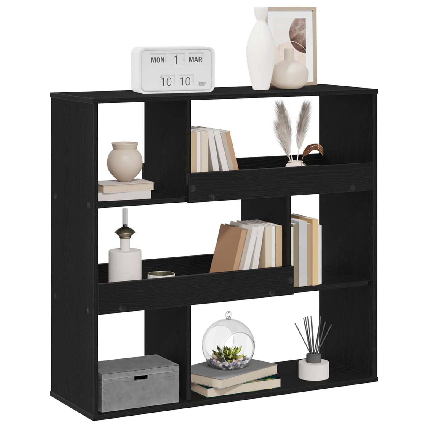 Bücherregal 4 Ebenen 100 x 33 x 94,5 cm Holzwerkstoff