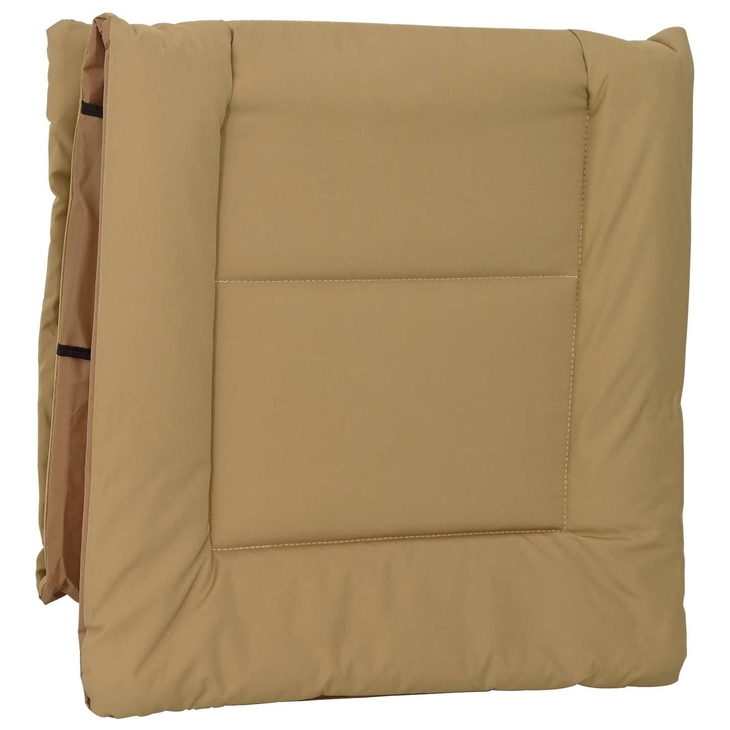 Klappbare Sonnenliege mit Kissen Beige