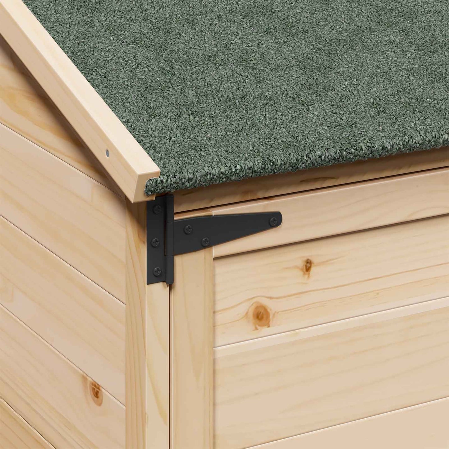 Gartenschuppen Natur 59 x 56 x 113,5 cm Massivholz aus Fichte