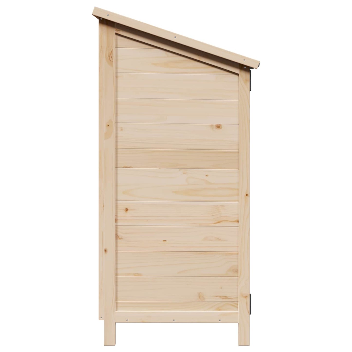 Gartenschuppen Natur 59 x 56 x 113,5 cm Massivholz aus Fichte