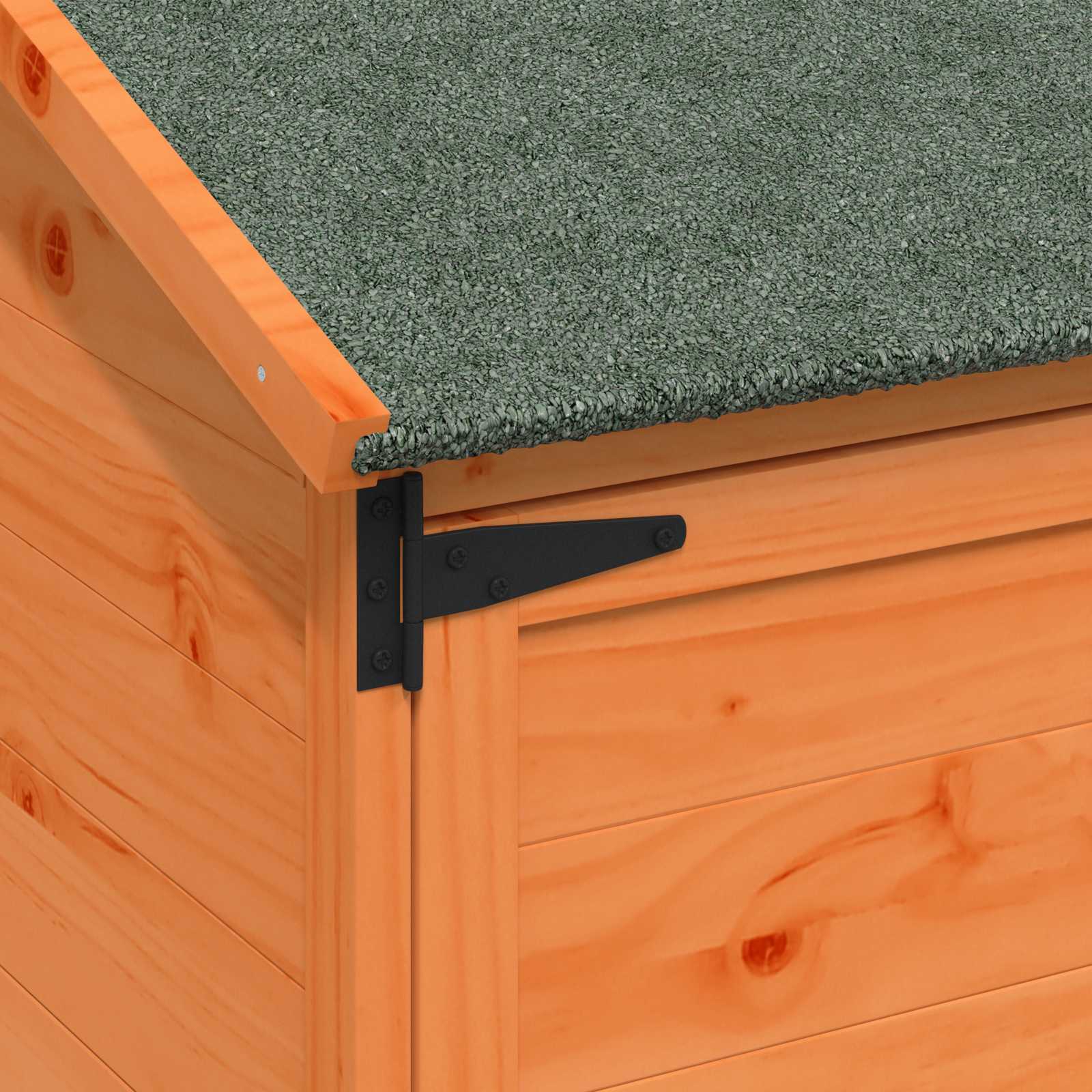 Gartenschuppen Braun 59 x 56 x 113,5 cm Massivholz aus Fichte