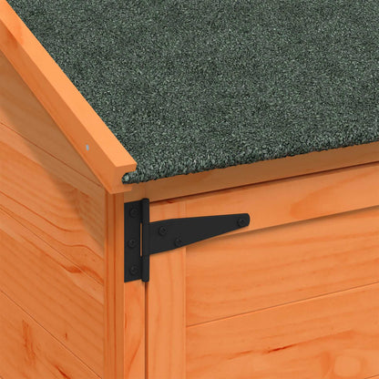 Gartenschuppen Braun 59,5 x 56 x 176,5 cm Massivholz aus Fichte