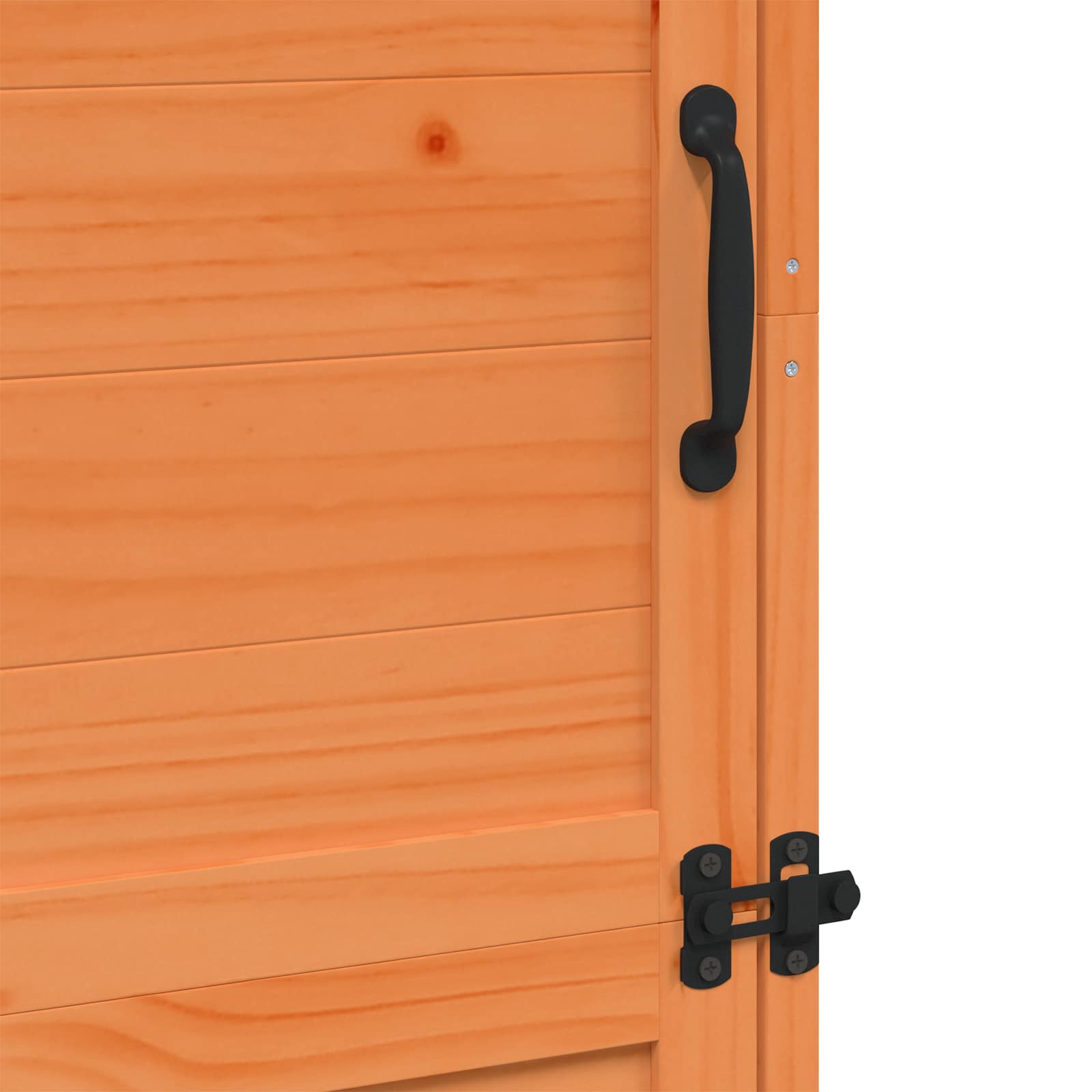 Gartenschuppen Braun 59,5 x 56 x 176,5 cm Massivholz aus Fichte