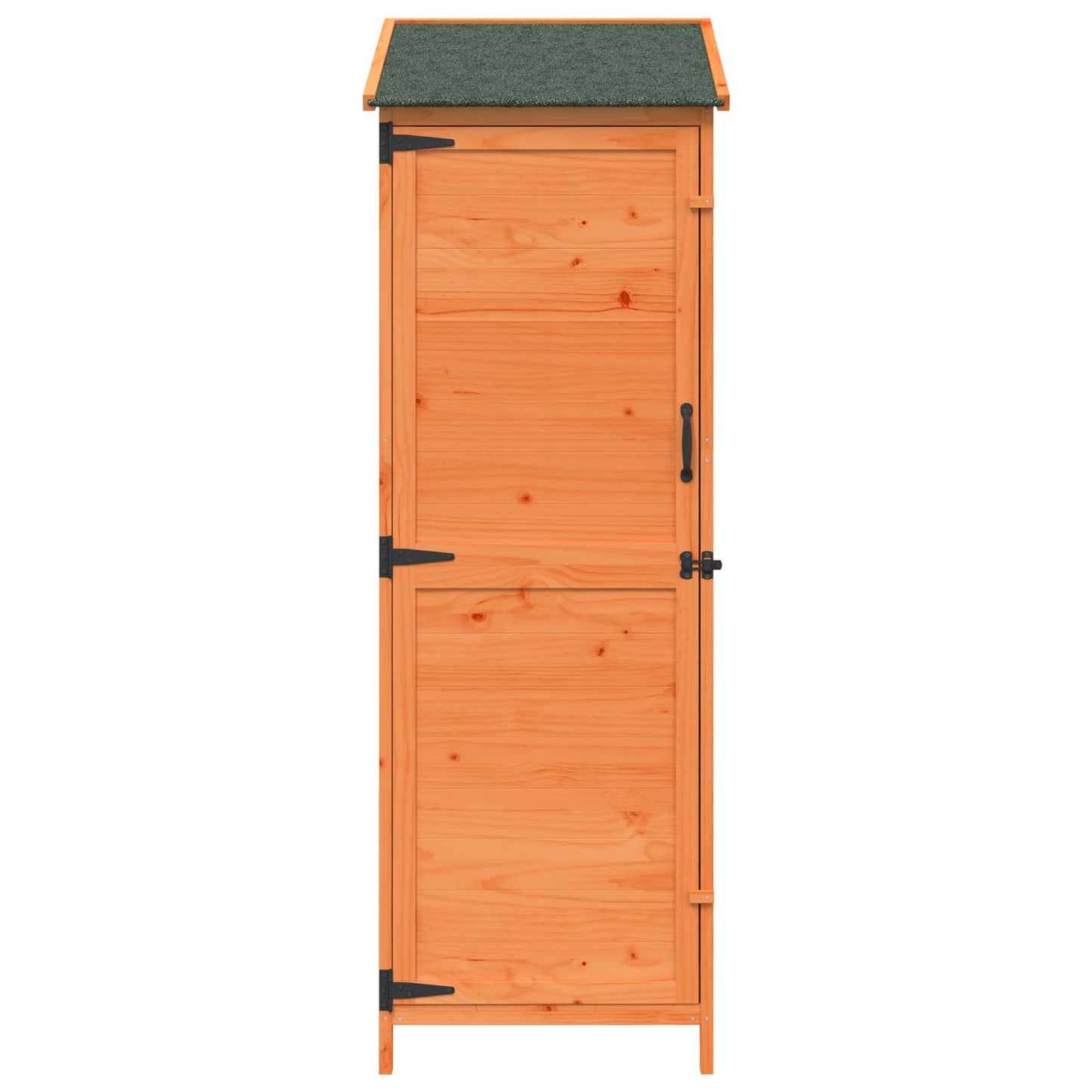 Gartenschuppen Braun 59,5 x 56 x 176,5 cm Massivholz aus Fichte