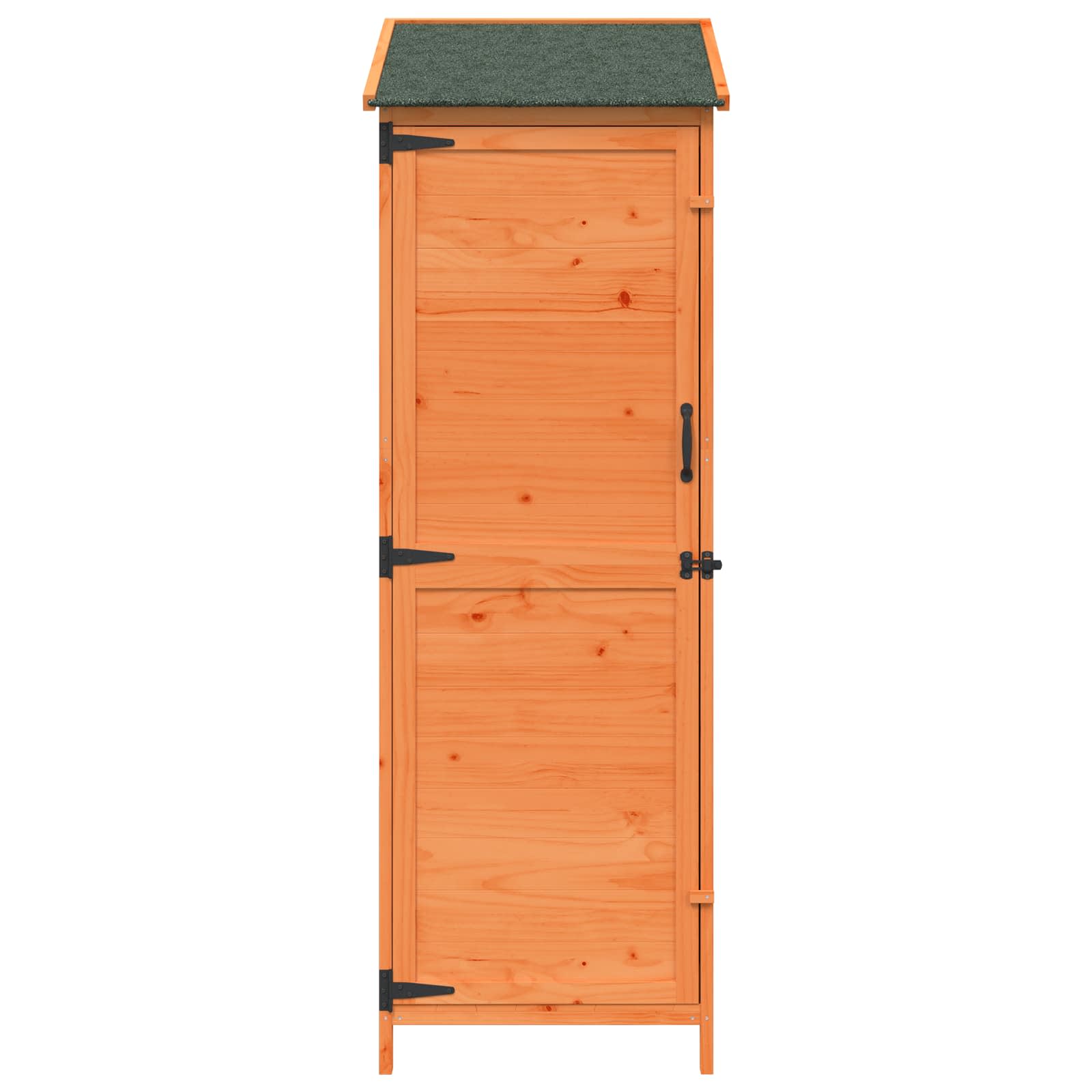 Gartenschuppen Braun 59,5 x 56 x 176,5 cm Massivholz aus Fichte