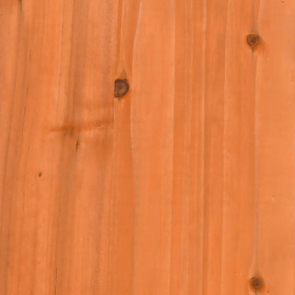 Gartenschuppen Braun 59,5 x 56 x 176,5 cm Massivholz aus Fichte