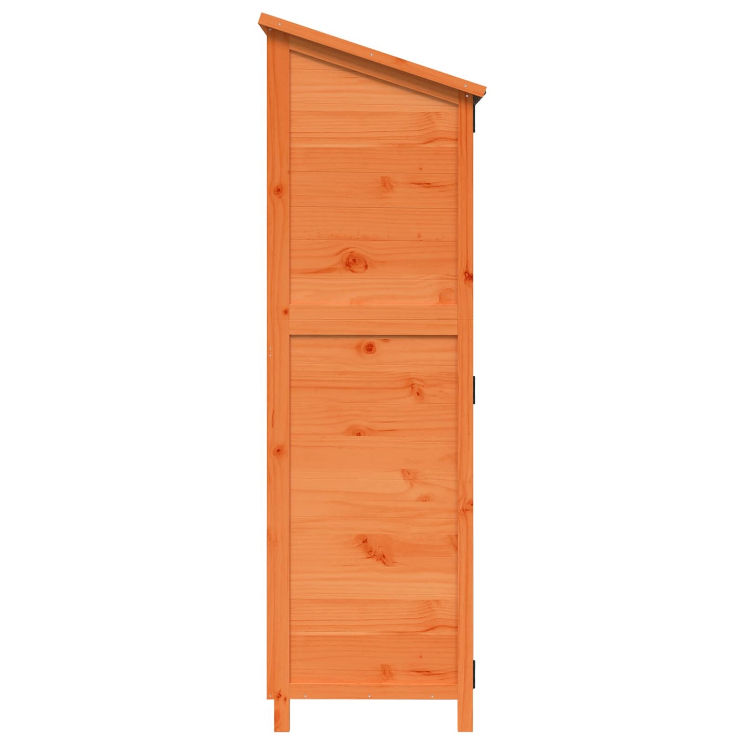 Gartenschuppen Braun 59,5 x 56 x 176,5 cm Massivholz aus Fichte