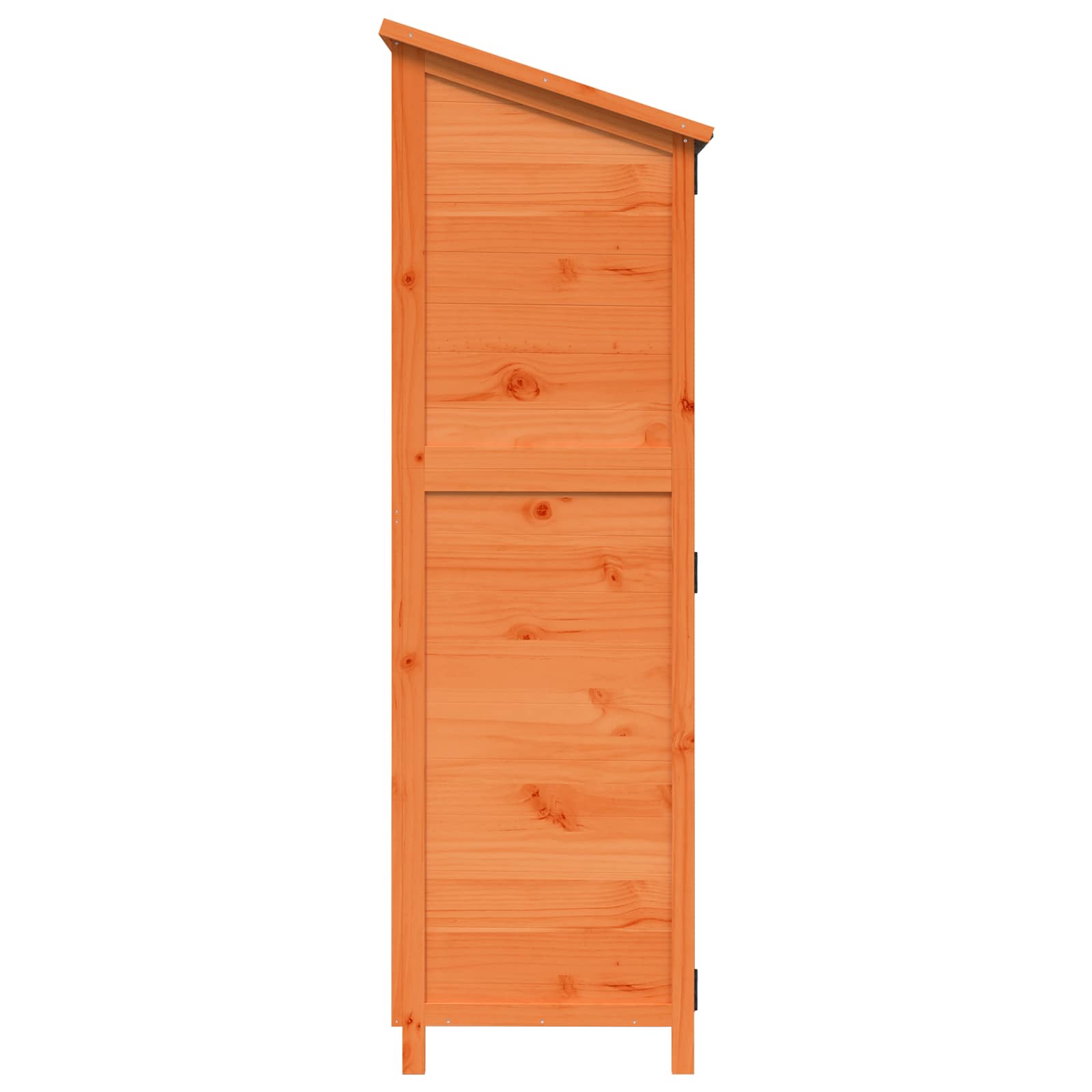 Gartenschuppen Braun 59,5 x 56 x 176,5 cm Massivholz aus Fichte