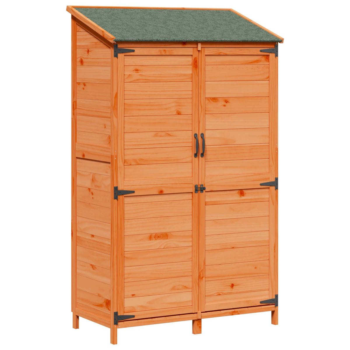 Gartenschuppen Braun 106 x 56 x 176,5 cm Massivholz aus Fichte