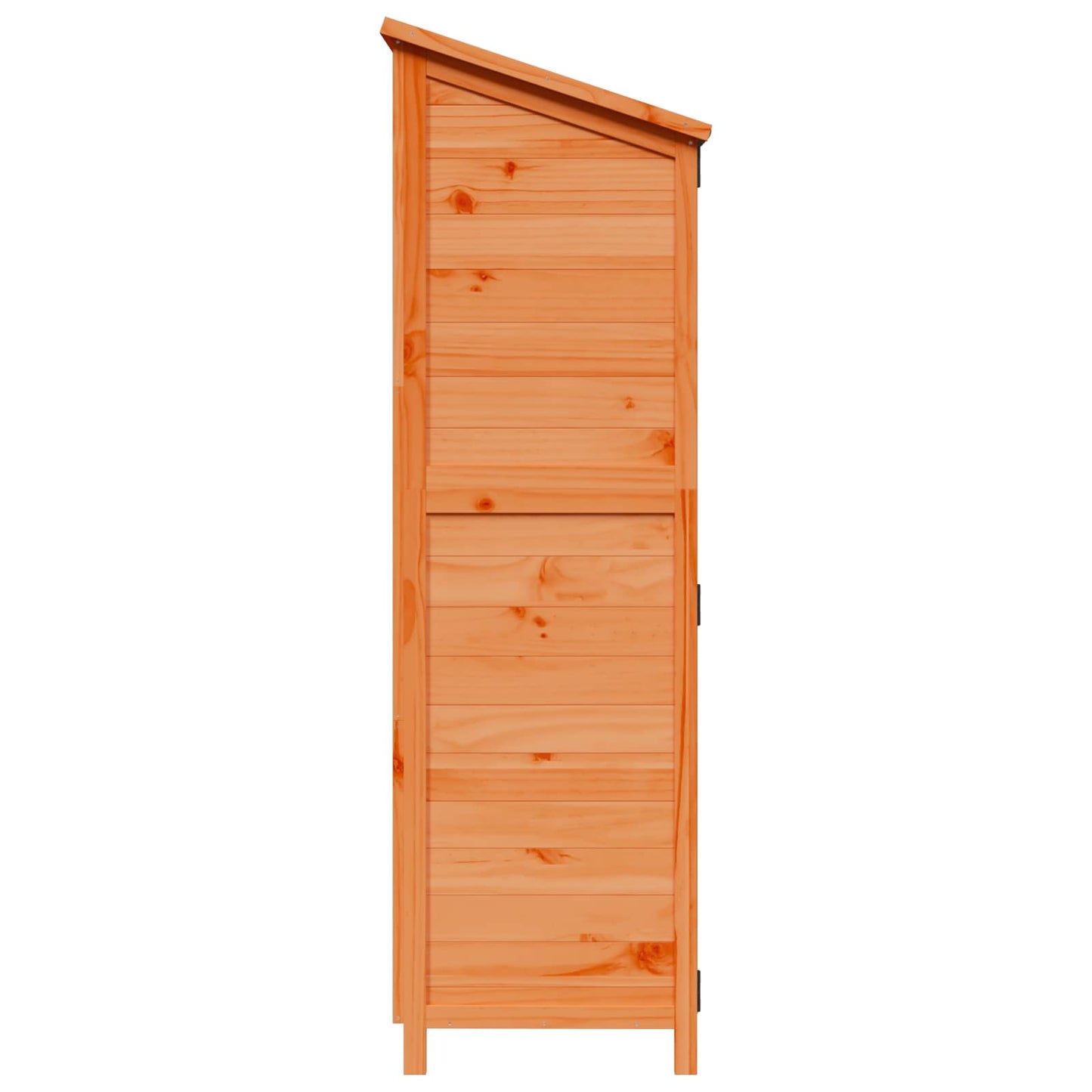 Gartenschuppen Braun 106,5 x 56 x 176 cm Massivholz aus Fichte