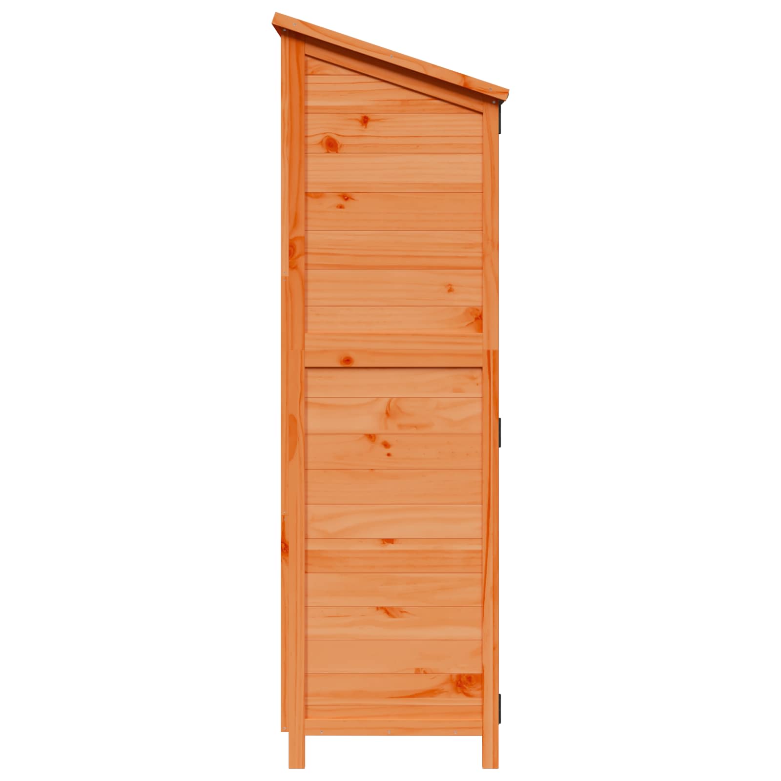 Gartenschuppen Braun 106,5 x 56 x 176 cm Massivholz aus Fichte