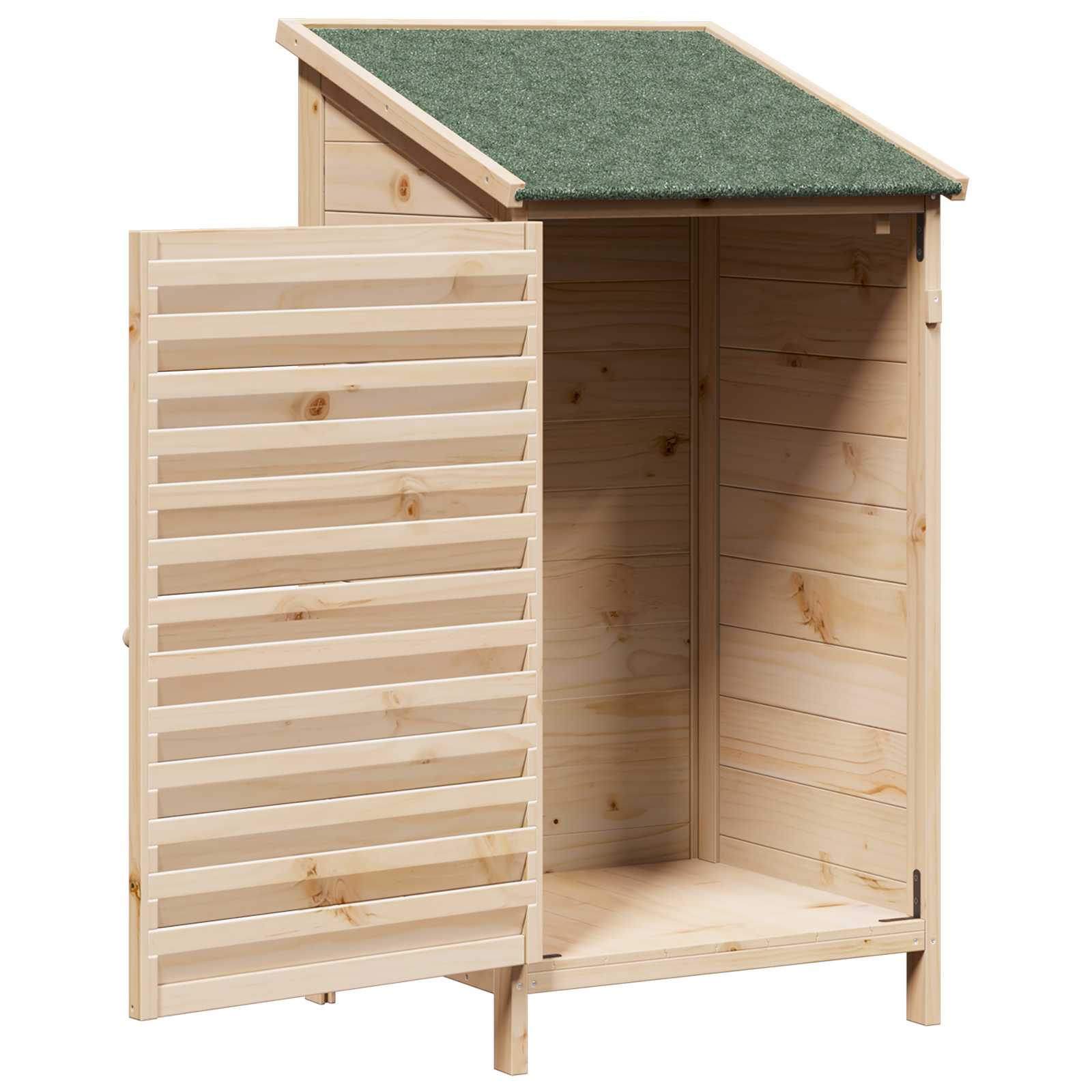 Gartenschuppen Natur 59 x 56 x 113,5 cm Massivholz aus Fichte