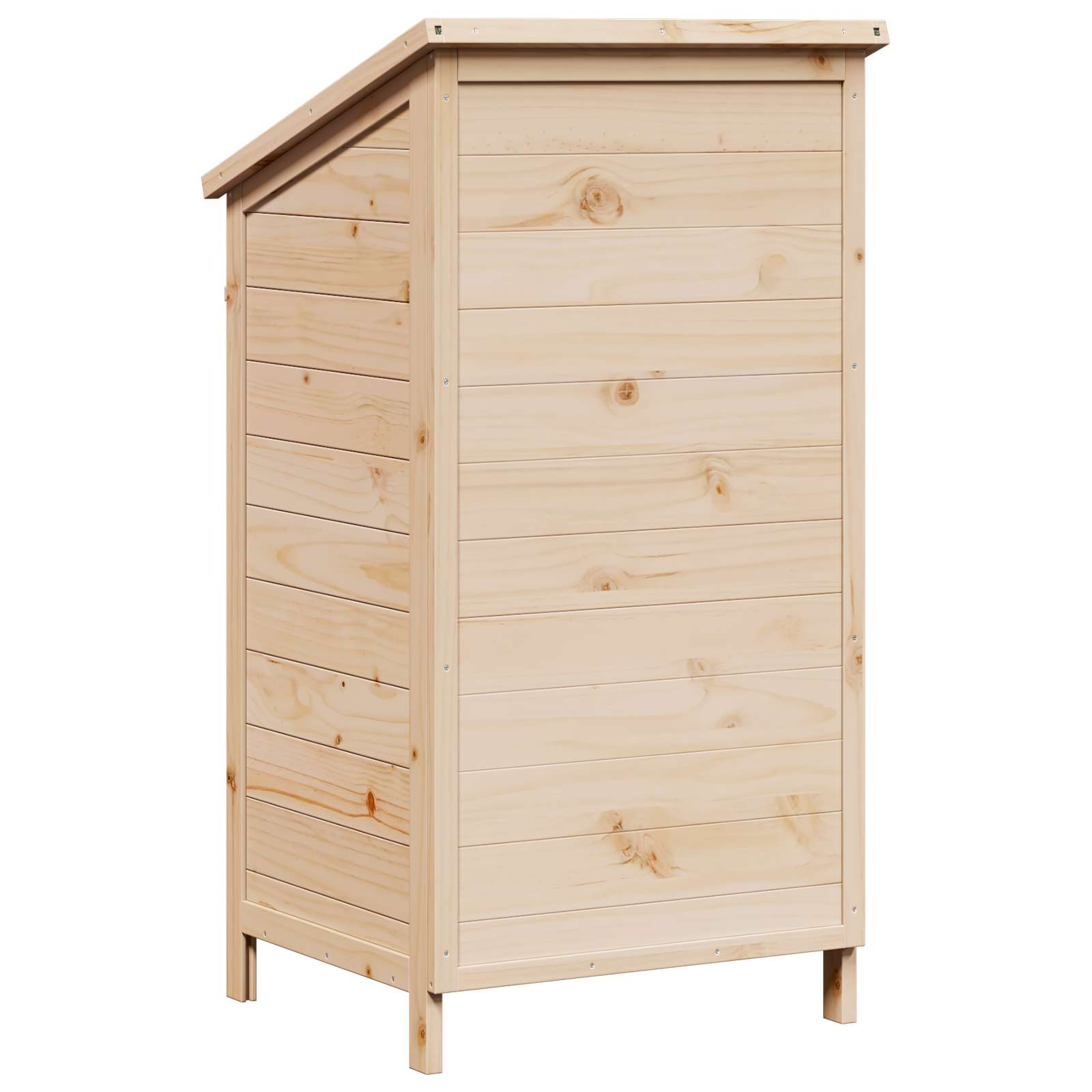 Gartenschuppen Natur 59 x 56 x 113,5 cm Massivholz aus Fichte