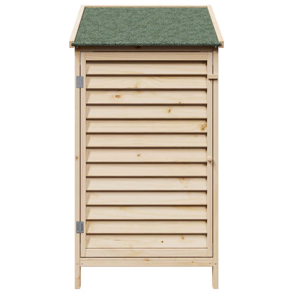 Gartenschuppen Natur 59,5 x 56 x 113,5 cm Massivholz aus Fichte