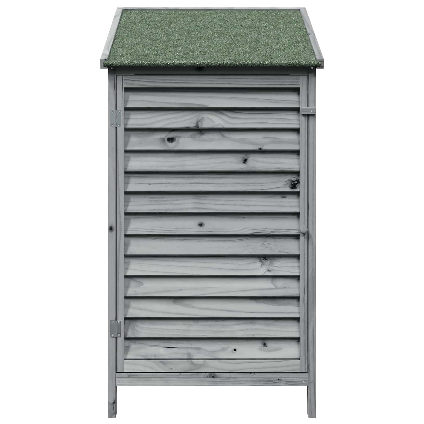 Gartenschuppen Grau 59 x 56 x 113,5 cm Massivholz aus Fichte