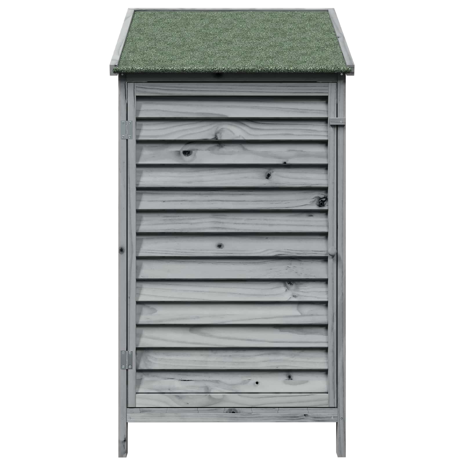 Gartenschuppen Grau 59 x 56 x 113,5 cm Massivholz aus Fichte