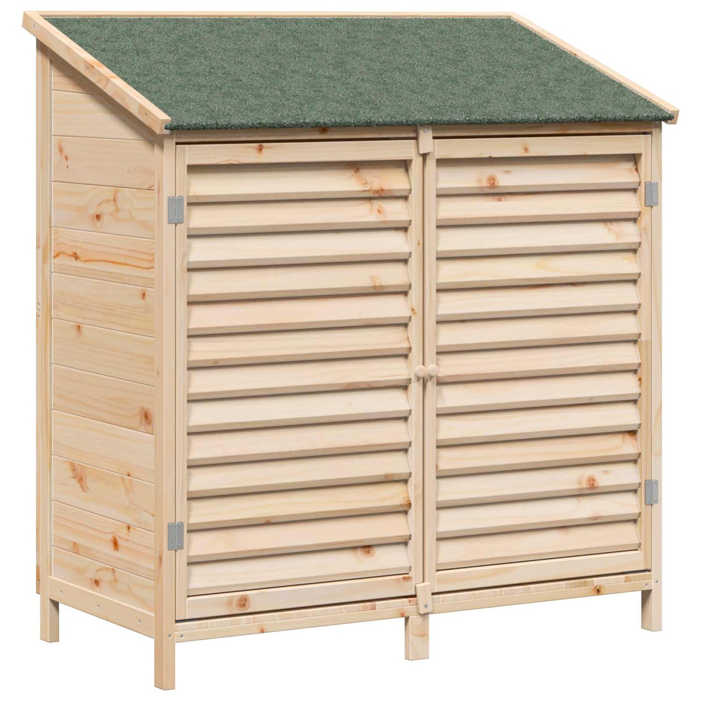Gartenschuppen Natur 106 x 56 x 113,5 cm Massivholz aus Fichte