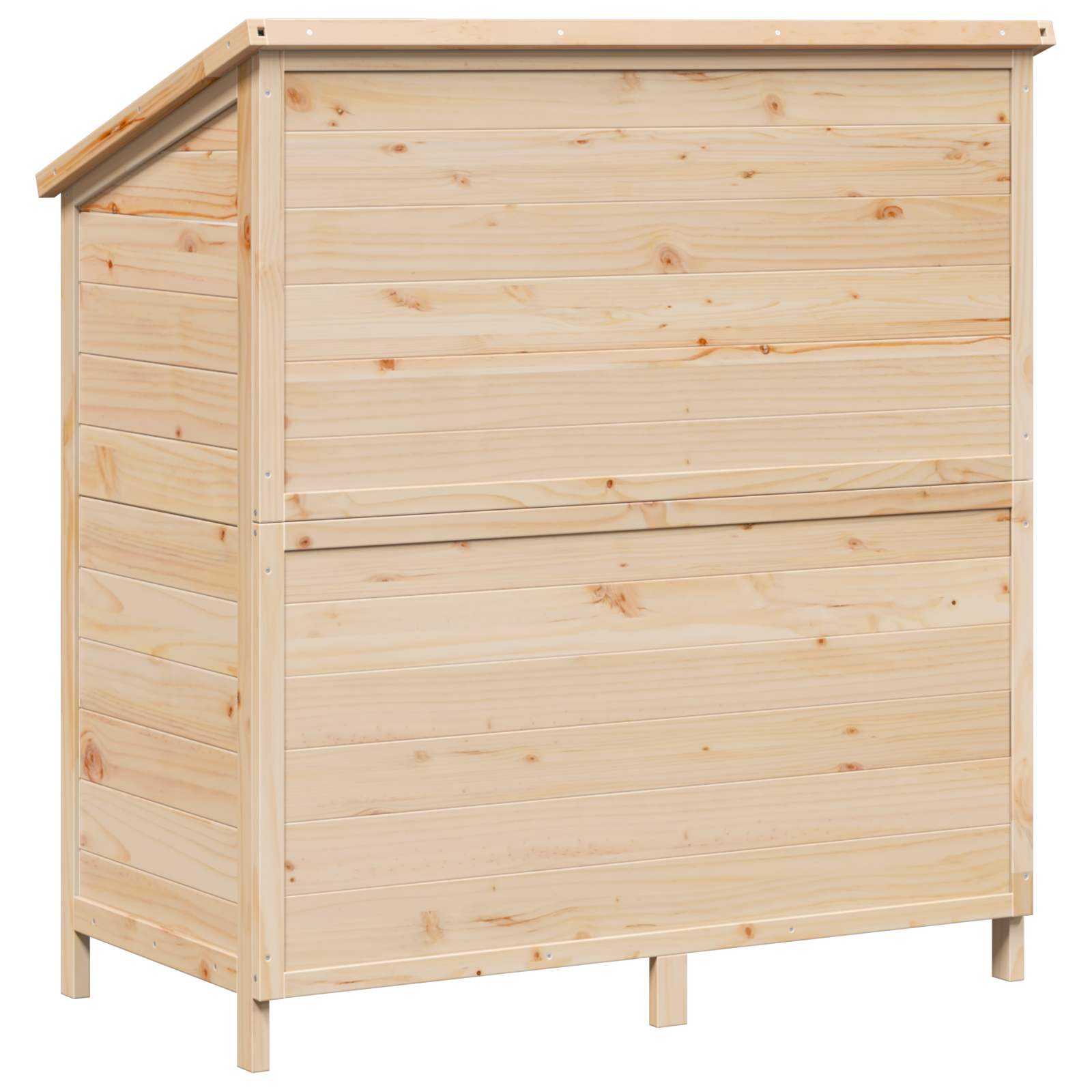 Gartenschuppen Natur 106 x 56 x 113,5 cm Massivholz aus Fichte