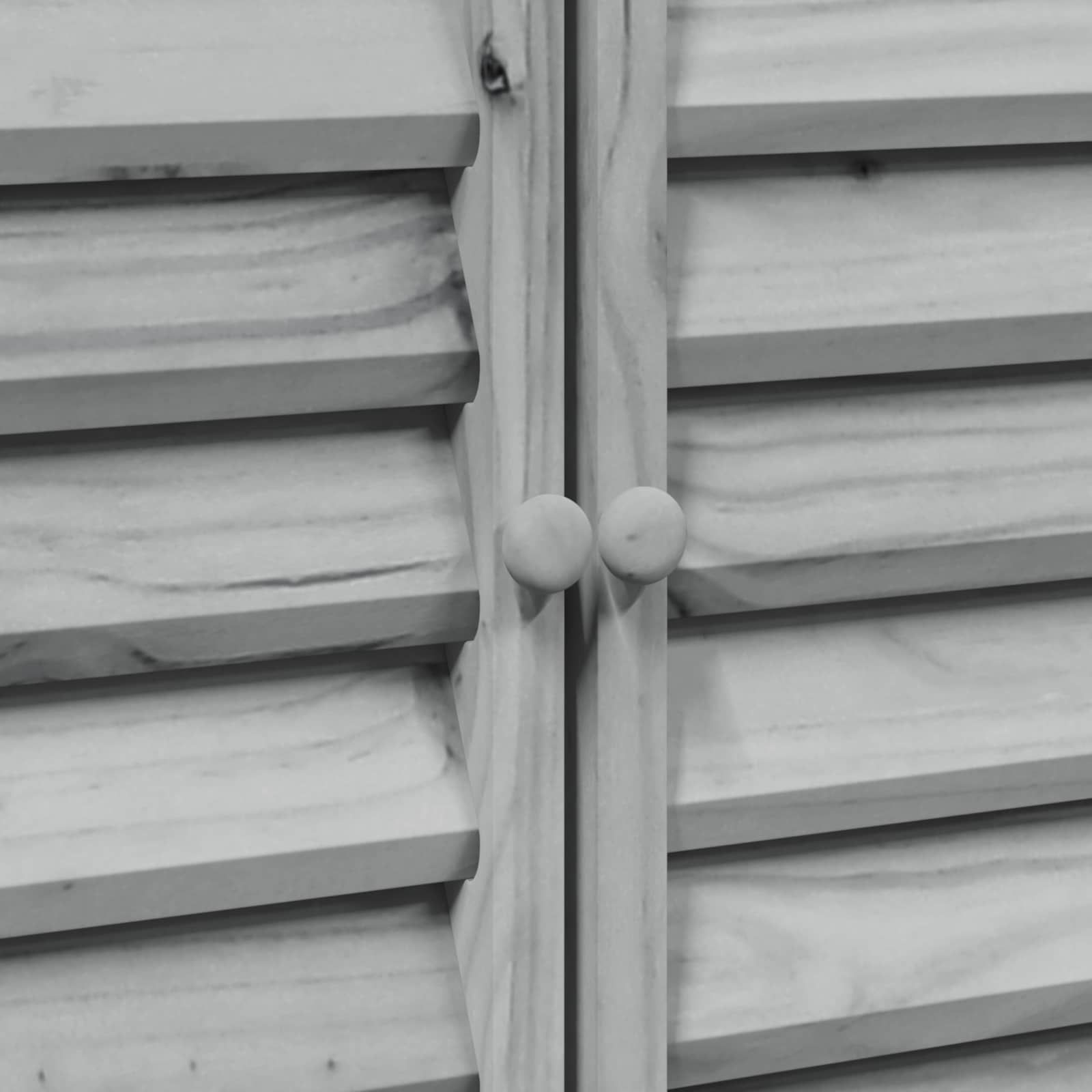 Gartenschuppen Grau 106 x 56 x 113,5 cm Massivholz aus Fichte