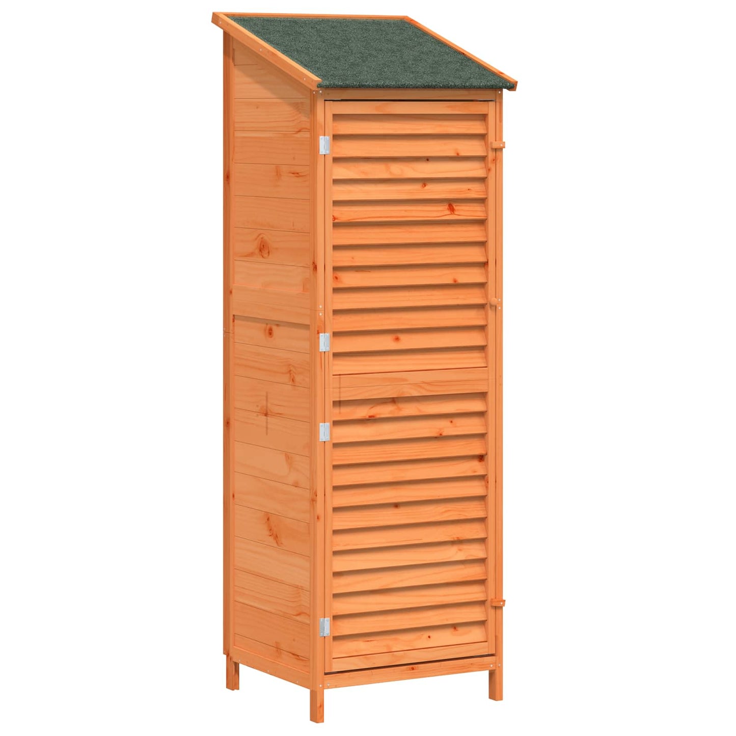 Gartenschuppen Braun 59 x 56 x 176 cm Massivholz aus Fichte