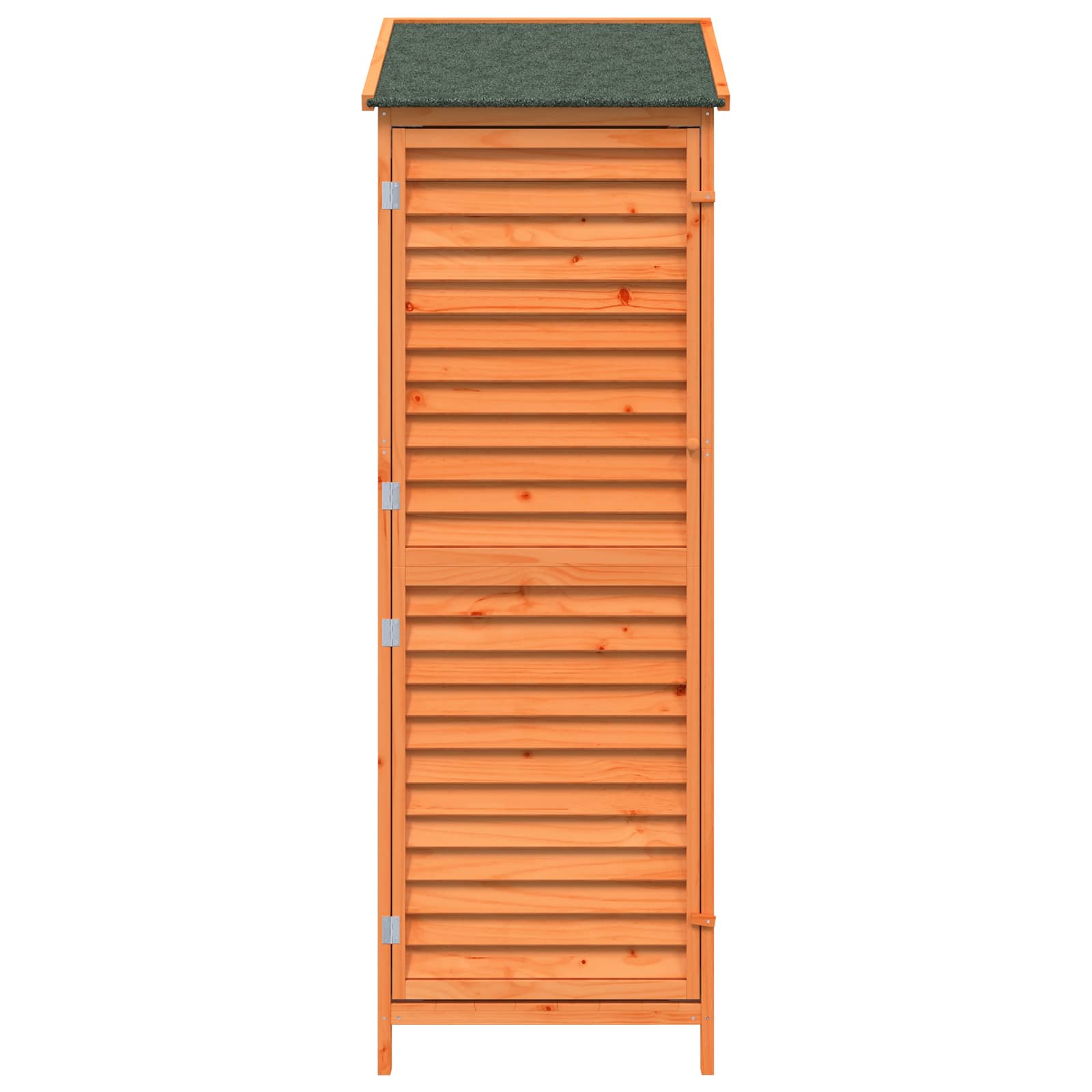 Gartenschuppen Braun 59 x 56 x 176 cm Massivholz aus Fichte