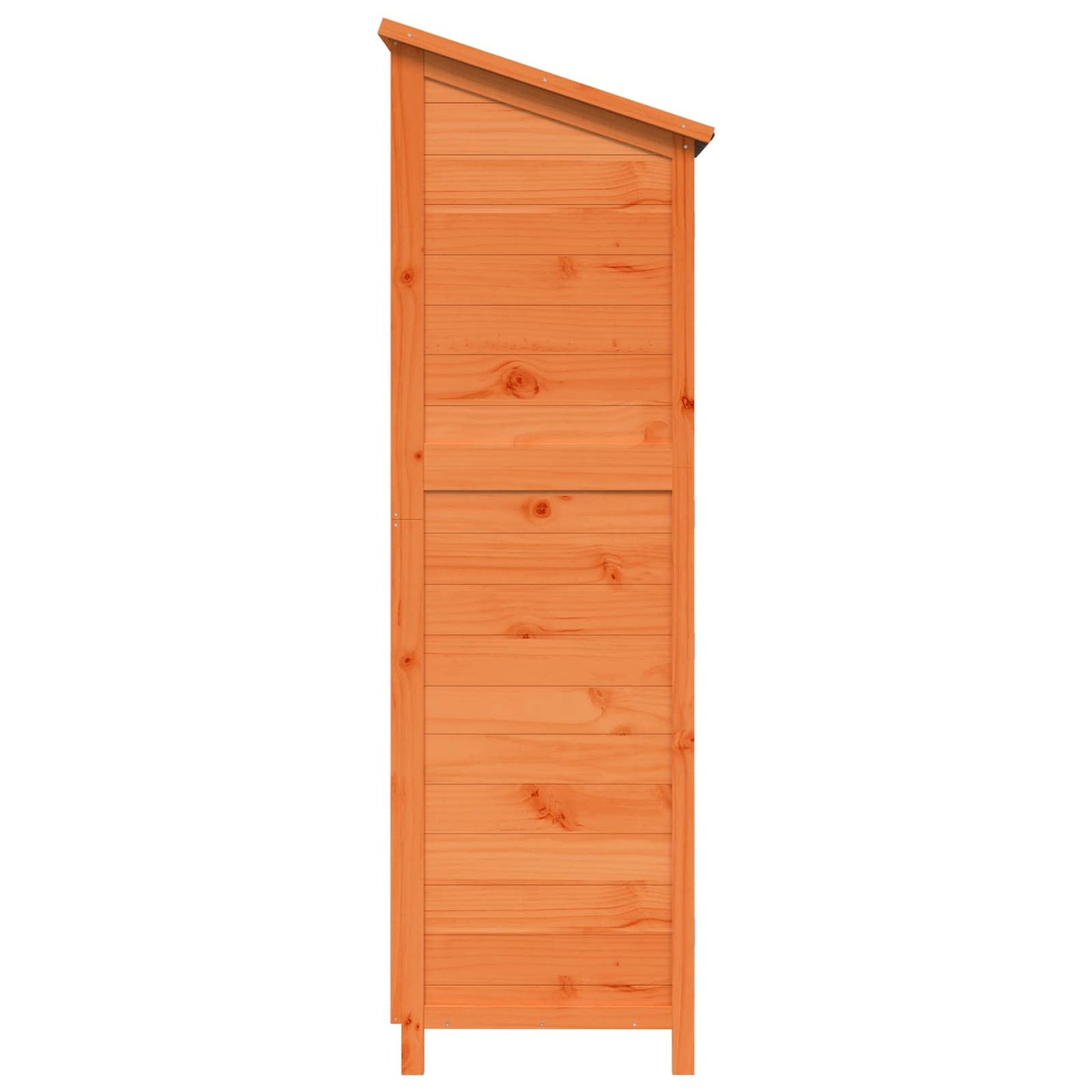 Gartenschuppen Braun 59 x 56 x 176 cm Massivholz aus Fichte