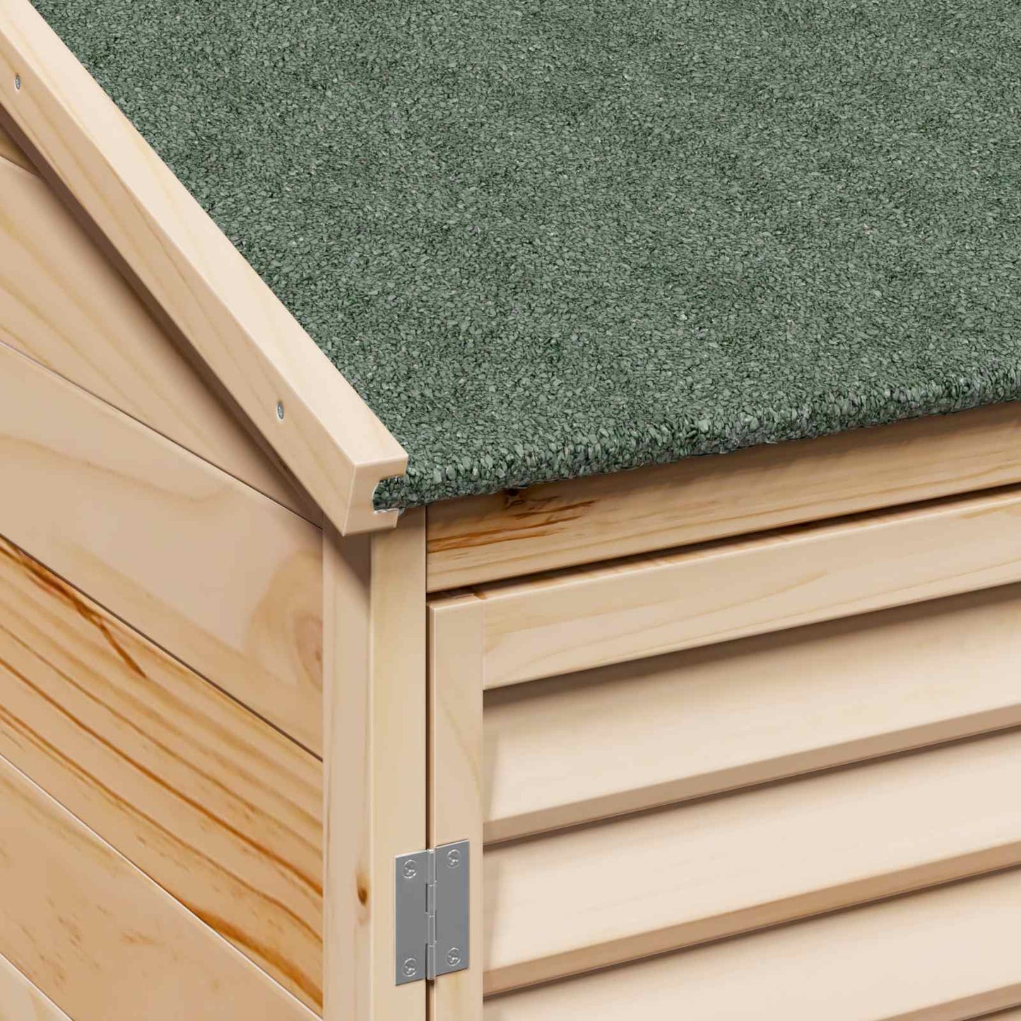 Gartenschuppen Natur 106 x 56 x 176,5 cm Massivholz aus Fichte