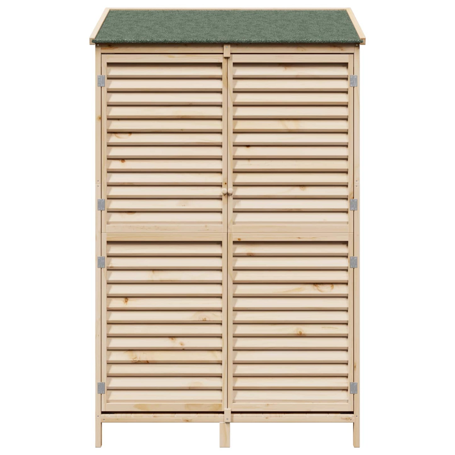 Gartenschuppen Natur 106 x 56 x 176,5 cm Massivholz aus Fichte