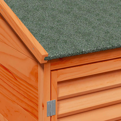 Gartenschuppen Braun 106 x 56 x 176,5 cm Massivholz aus Fichte