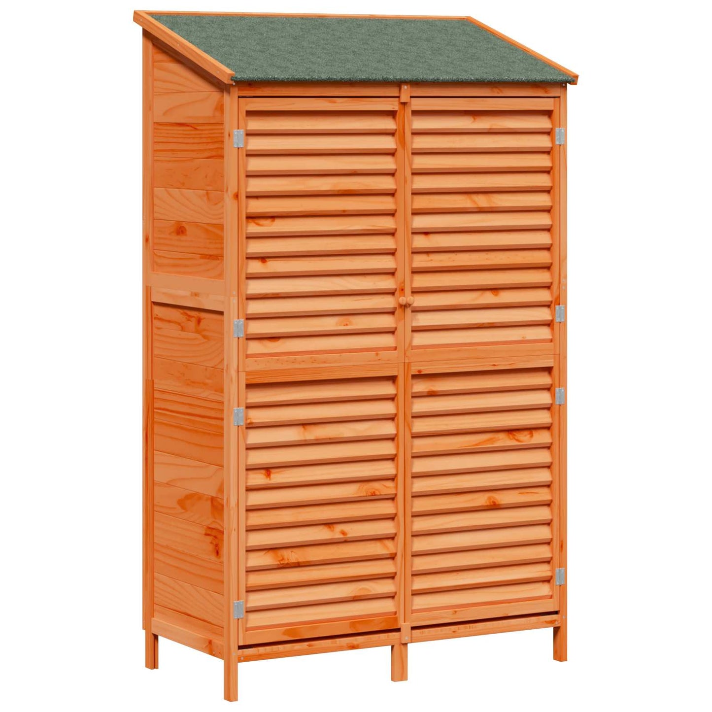 Gartenschuppen Braun 106 x 56 x 176,5 cm Massivholz aus Fichte