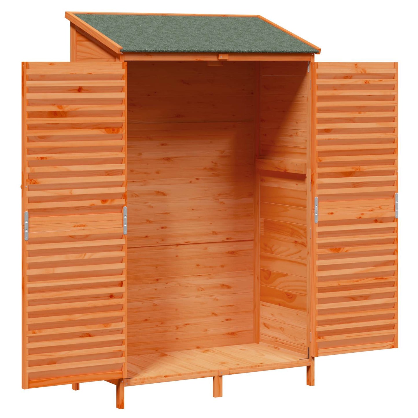 Gartenschuppen Braun 106 x 56 x 176,5 cm Massivholz aus Fichte