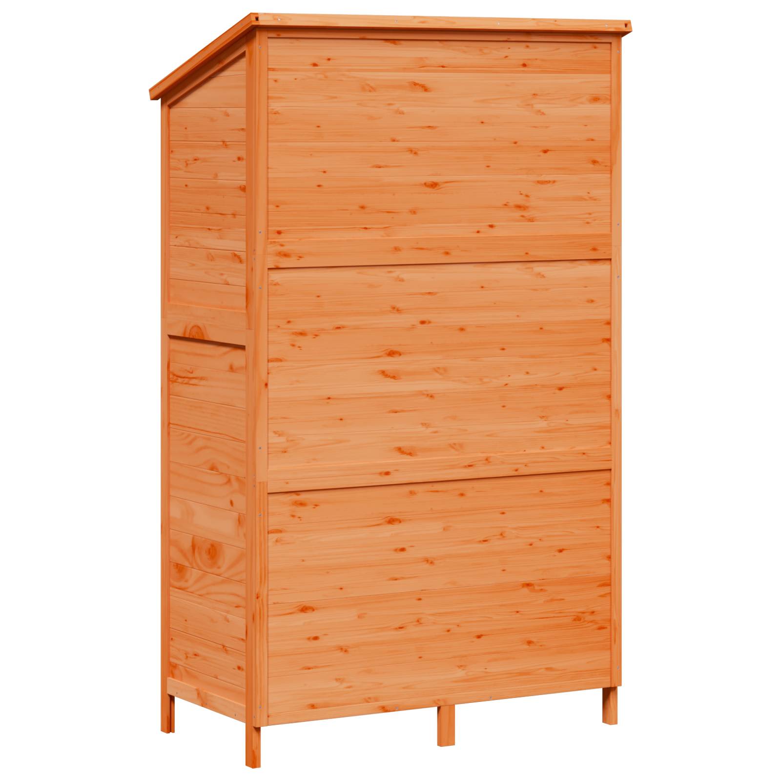 Gartenschuppen Braun 106 x 56 x 176,5 cm Massivholz aus Fichte