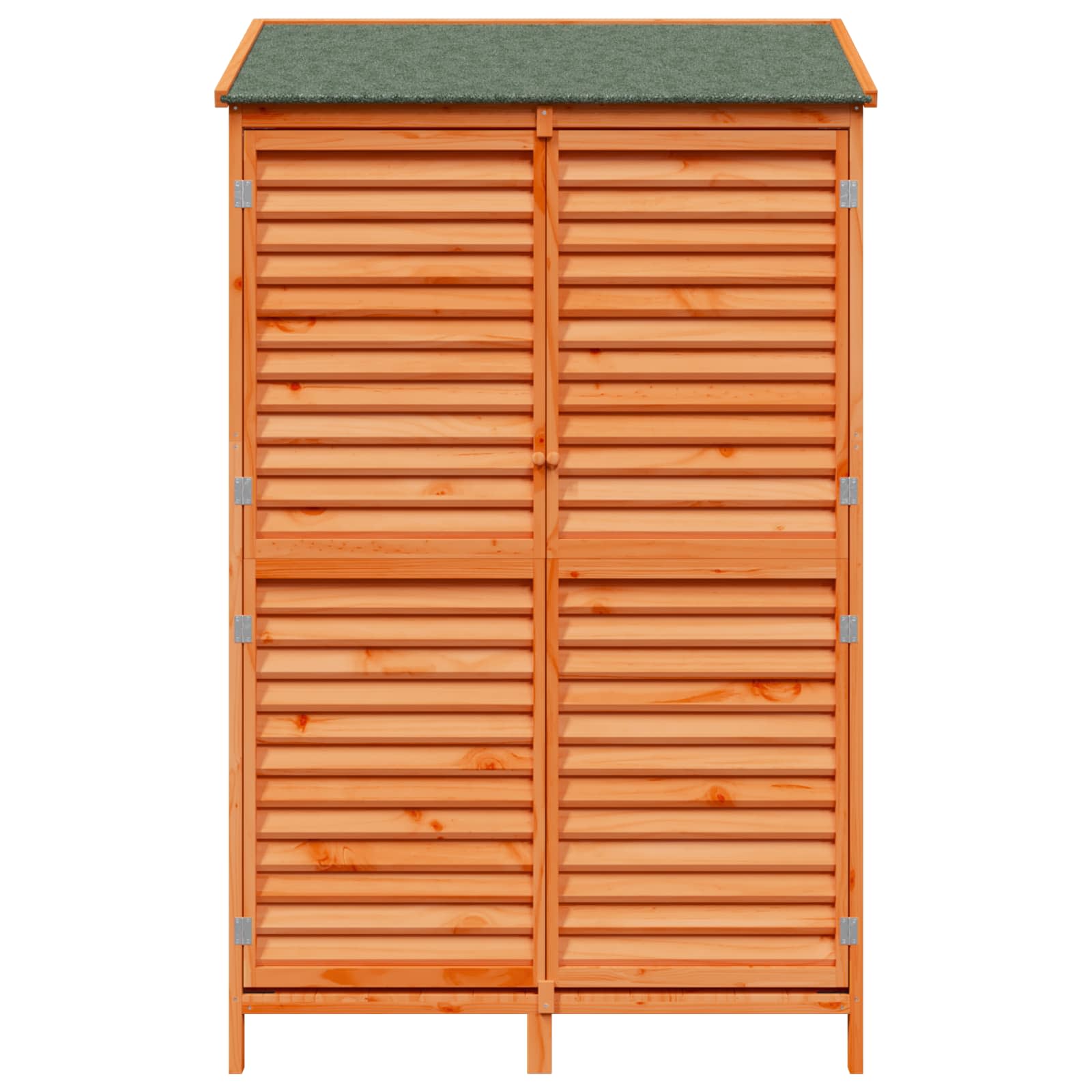 Gartenschuppen Braun 106 x 56 x 176,5 cm Massivholz aus Fichte