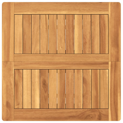 Outdoor Bar Set 3 stk. Unbehandelt Massivholz Teak