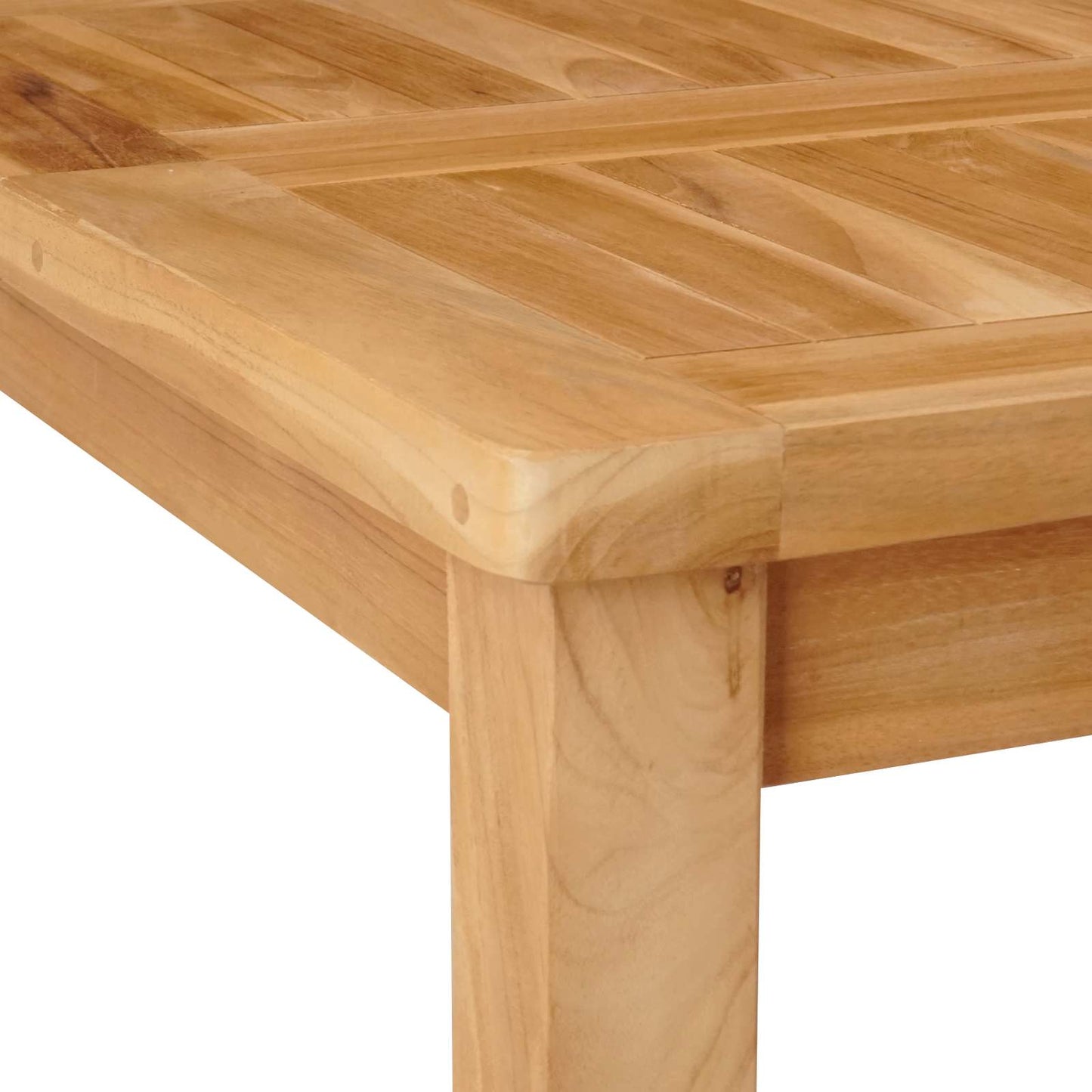Outdoor Bar Set 5 stk. Unbehandelt Massivholz Teak