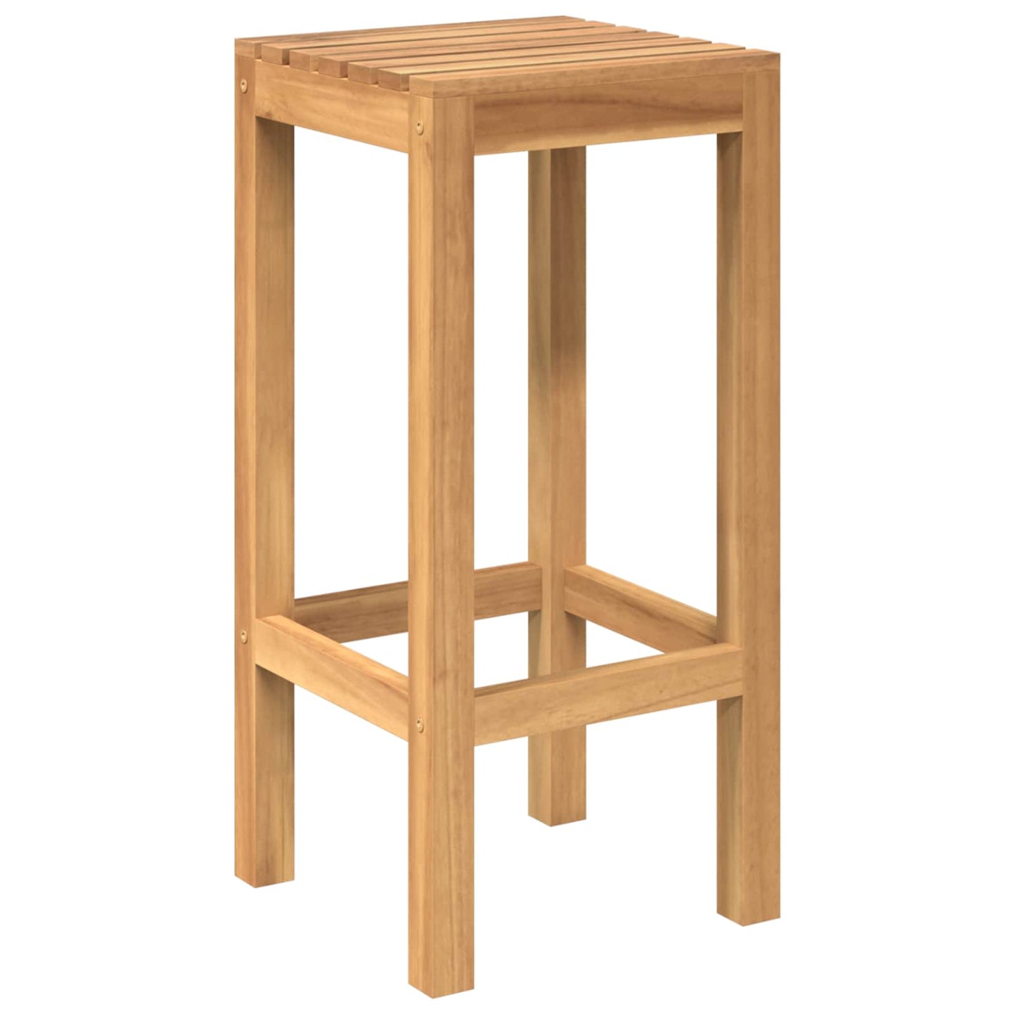 Outdoor Bar Set 7 pcs Natur Massivholz Teak